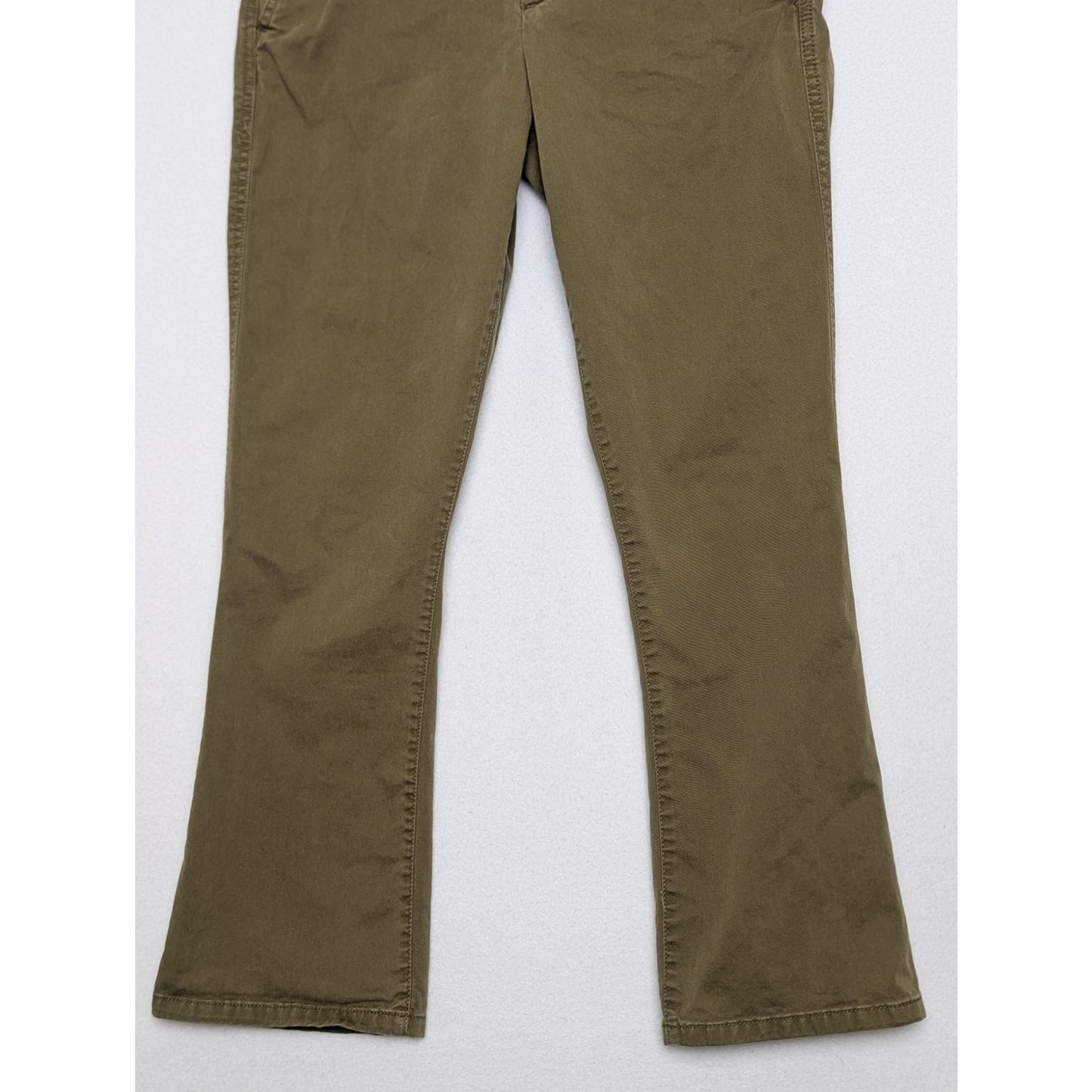 Vintage Gap Green Low Rise Flared Chino Pants Womens 2R