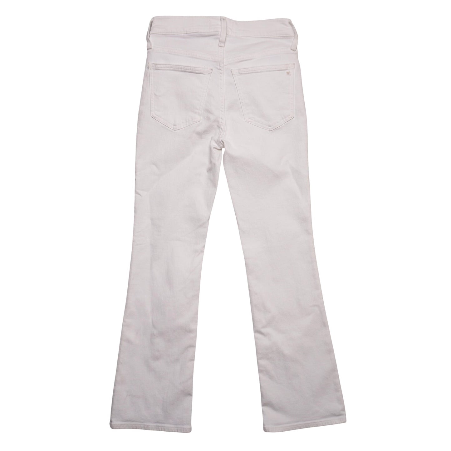 Madewell Midrise Kick-Out White Denim Perfect Summer Jeans NWT 25