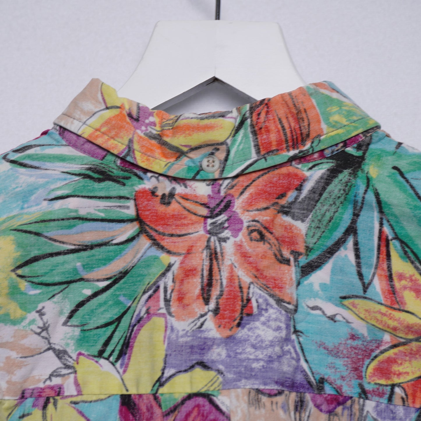 Vintage Cooke Street Honolulu Hawaiian Shirt Size S 100% Cotton Made in USA