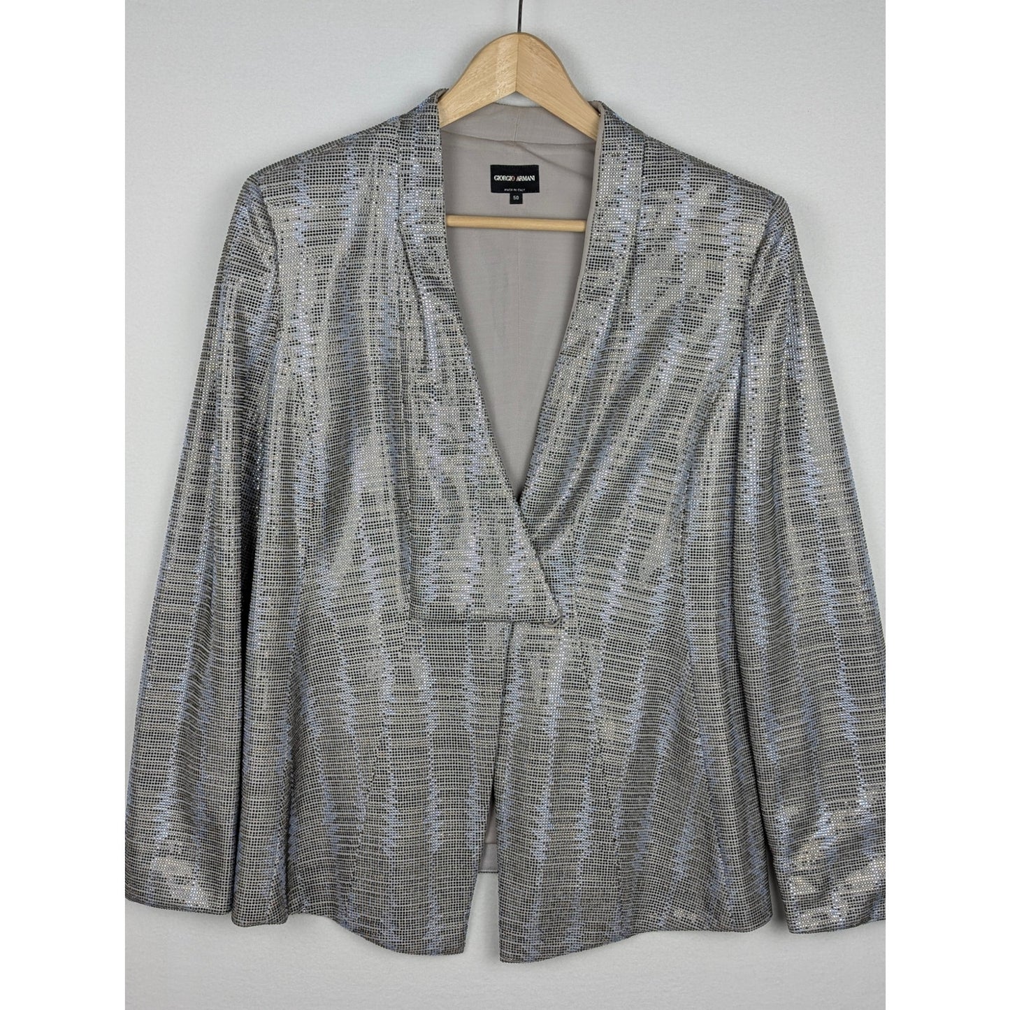 *Must See! Women's Armani Collenzioni Crystal Embellished Blazer size 50