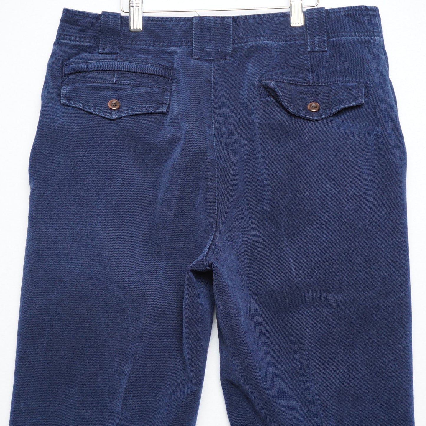 Men's Talbots Micro Corduroy Blue Pants 34W32L