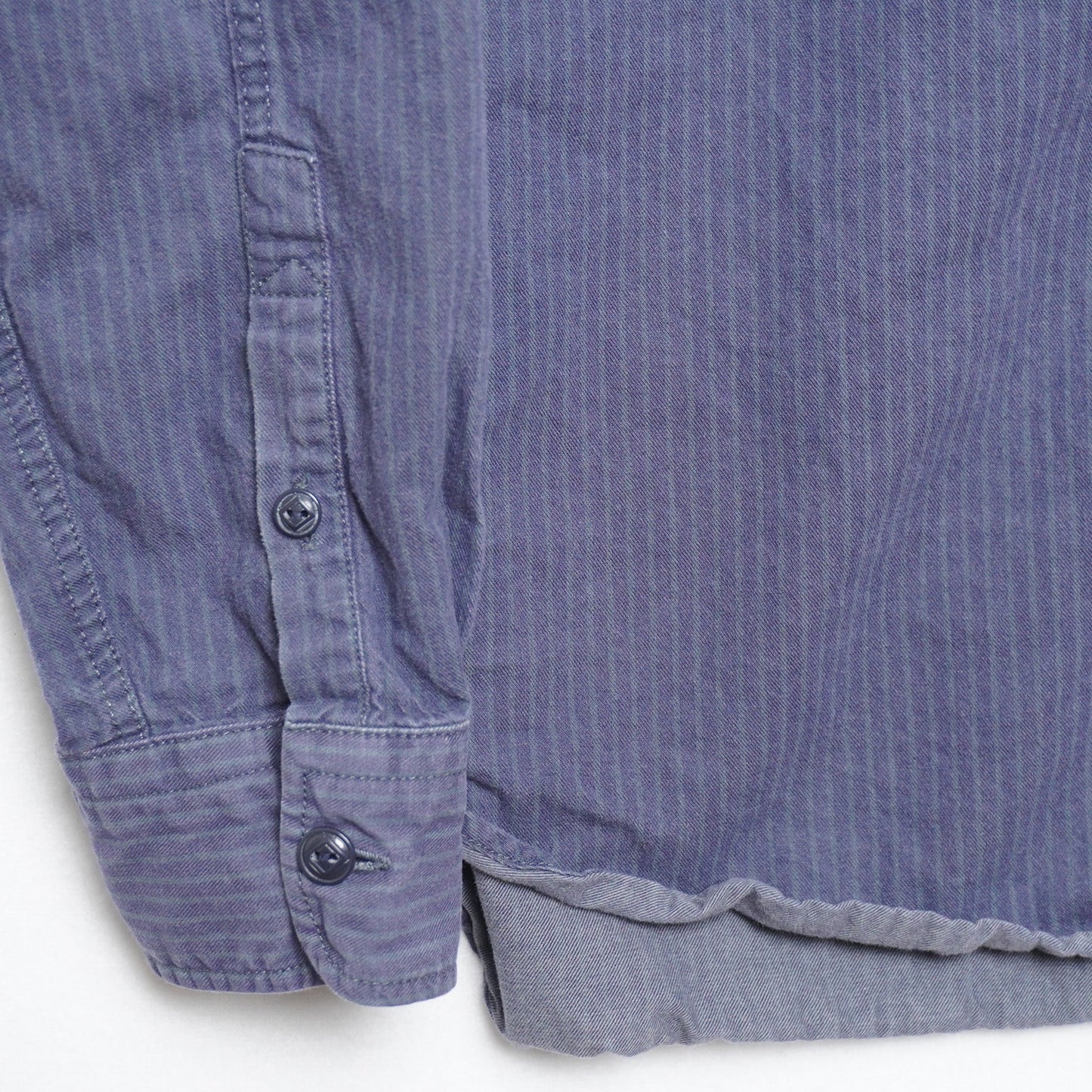 Gap Blue Striped Button Down Shirt Long Sleeve Size Medium