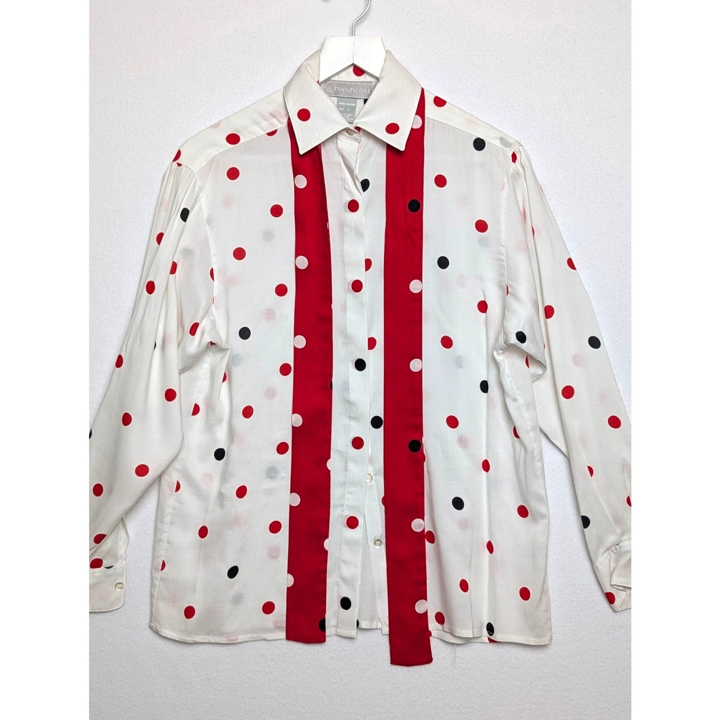 Vintage Evan Picone 3 Piece Polka Dot Skirt Set - 6
