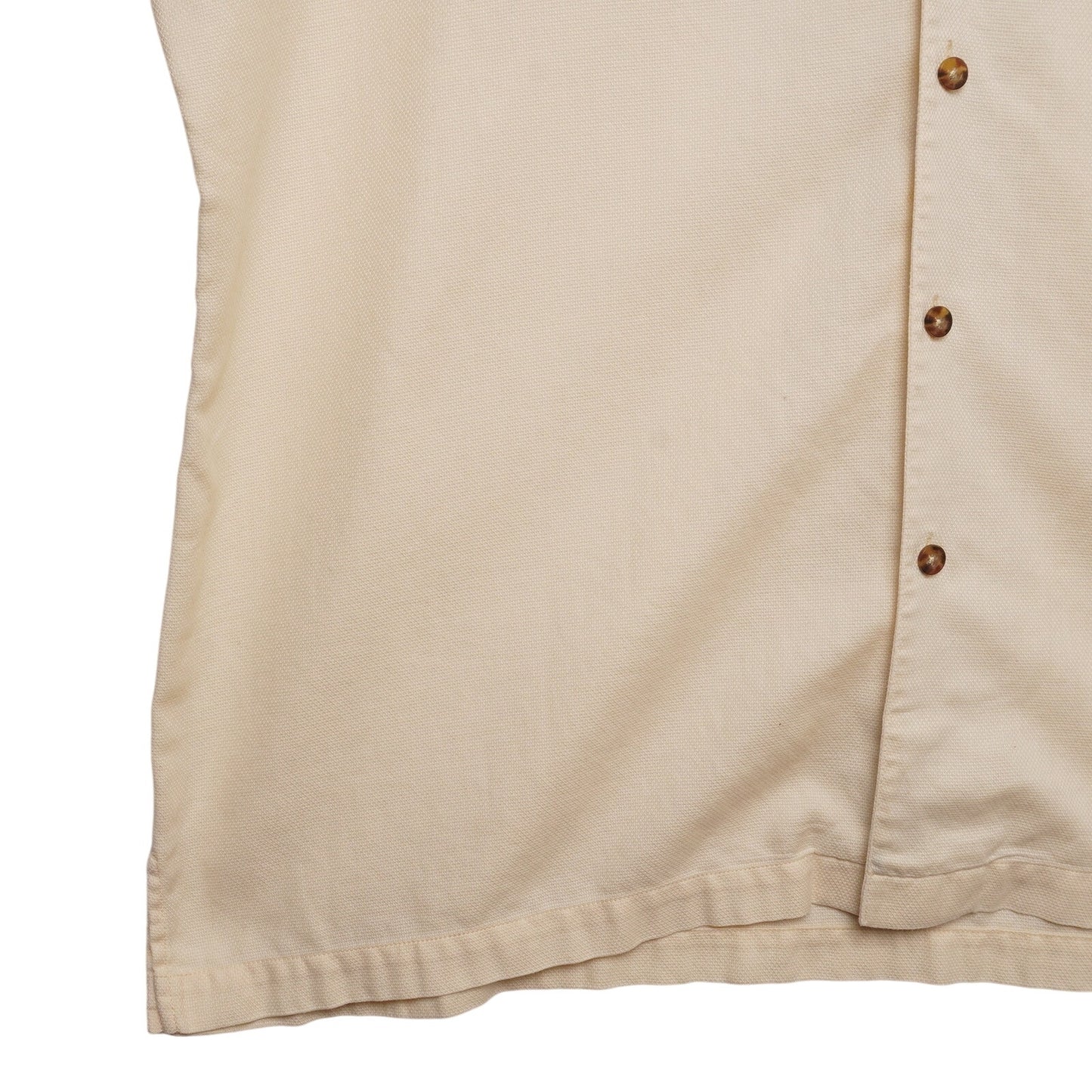 Woolrich John Rich & Bros Men’s XL Short Sleeve Button Shirt Yellow Cotton