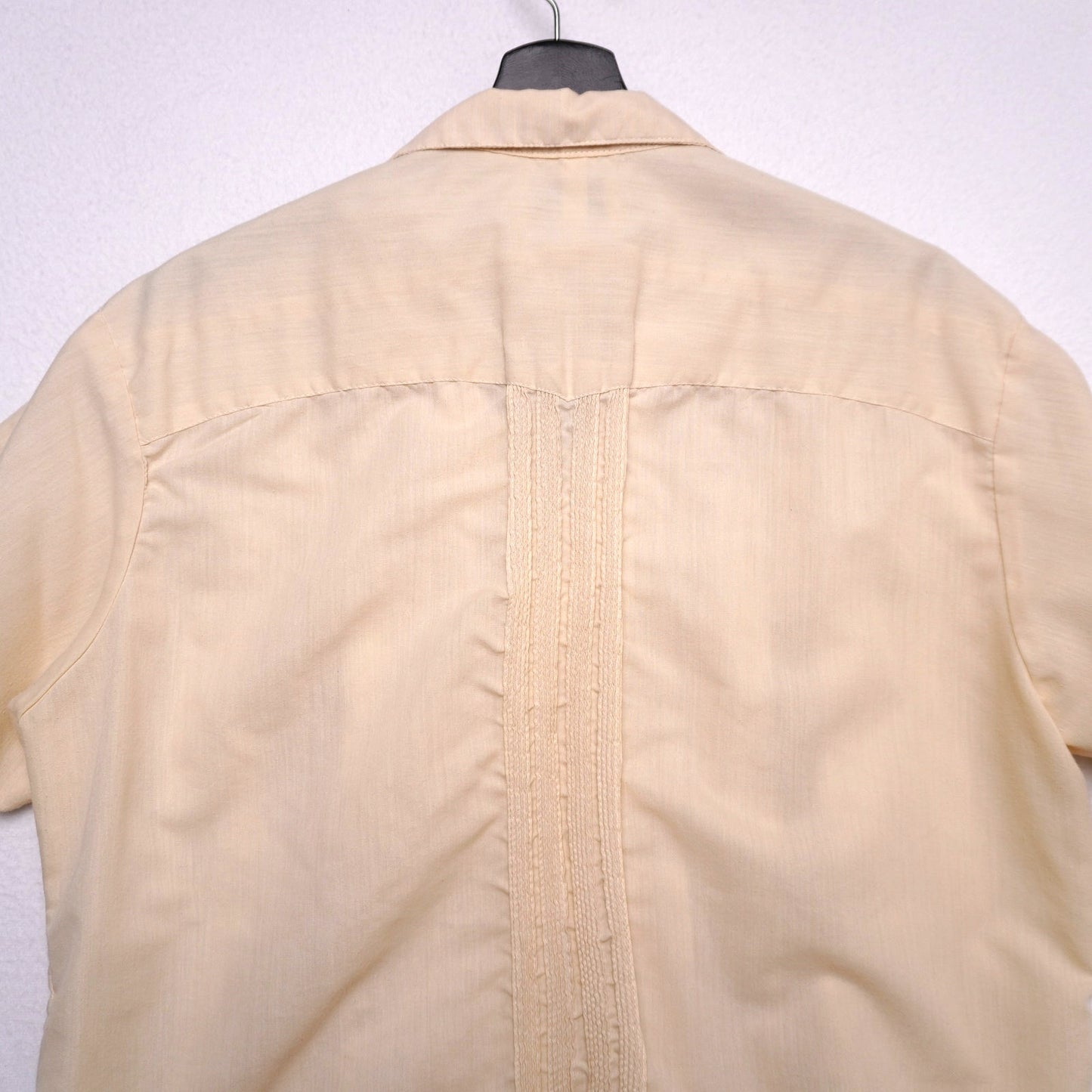 Vintage Farah Embroidered Guayabera Shirt Cuban Style 42