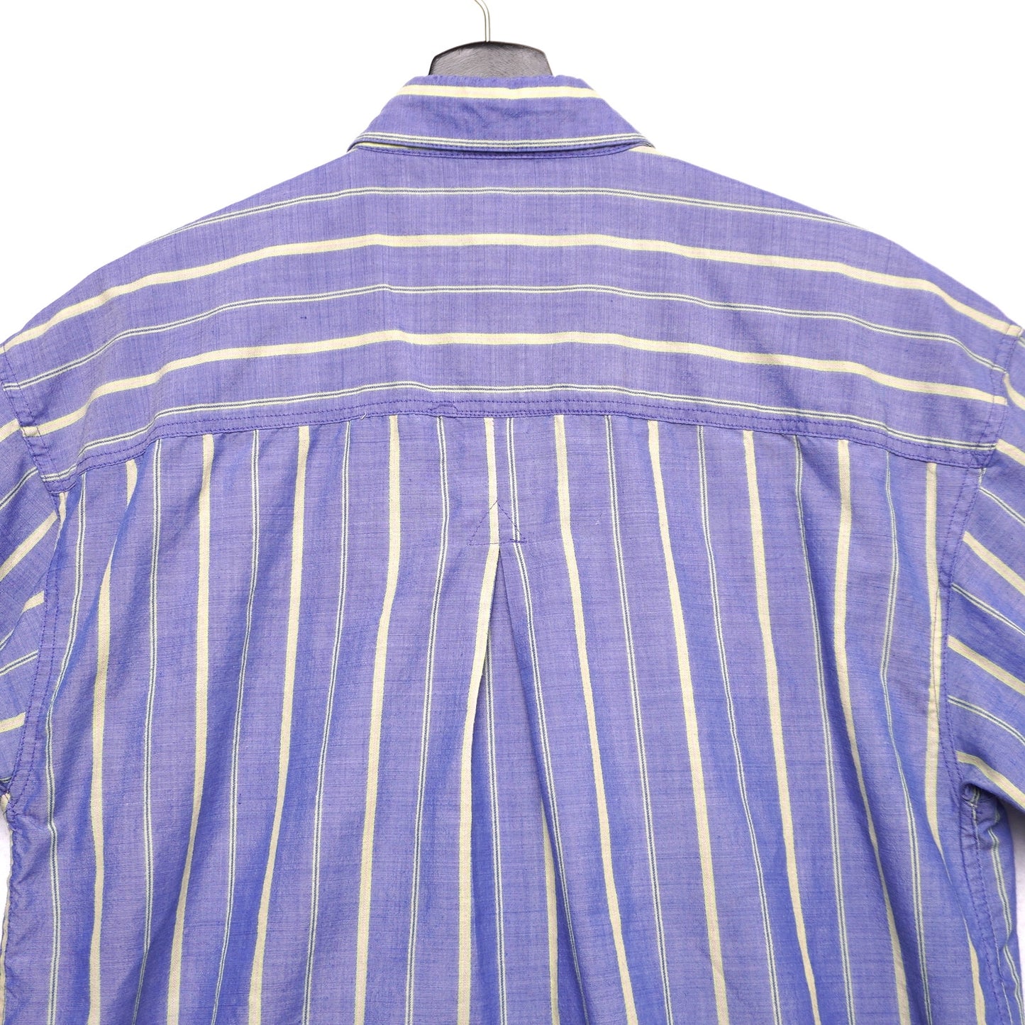 American Weekend Men’s Short Sleeve Button Down Striped Shirt S