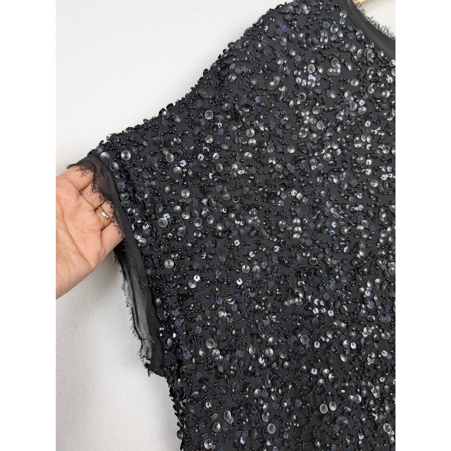 Armani Collenzioni Sequin Embellished Tunic