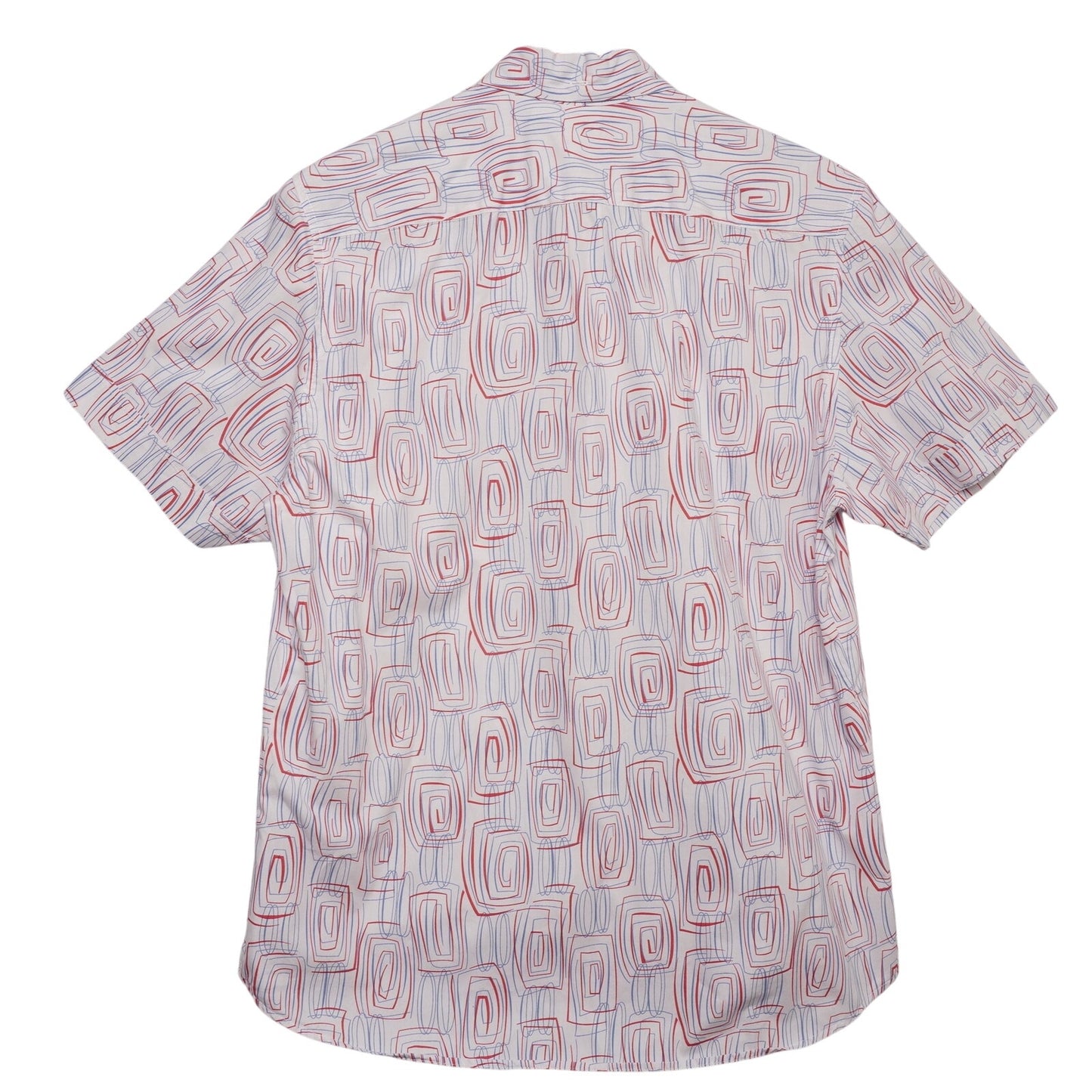 Kennington California Retro Geometric Print Shirt Men's L Mod 90s USA Vibes