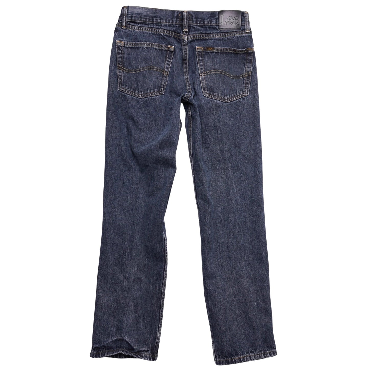 Lee Regular Fit Jeans Men's Size 32x30 Straight Leg Dark Wash Made in Mexico