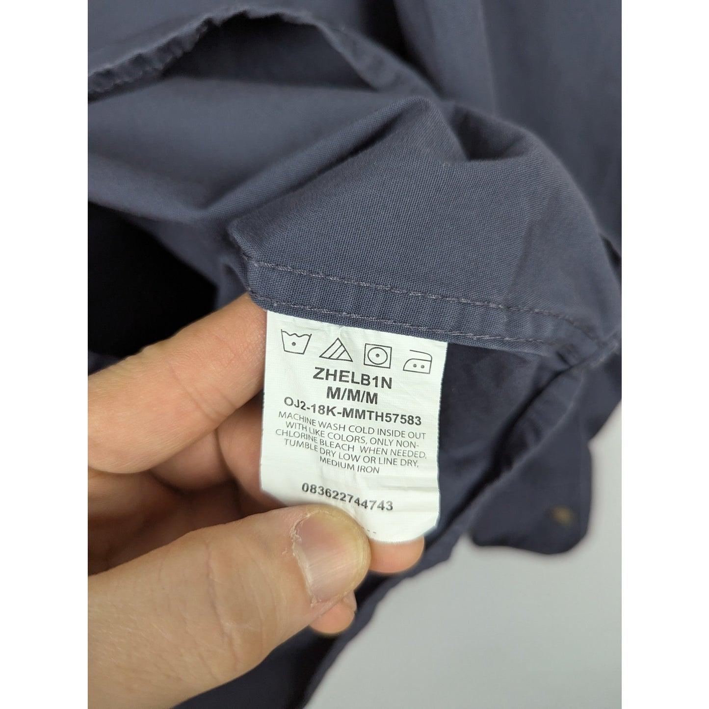 Wrangler Authentics Blue Work Shirt Size Medium