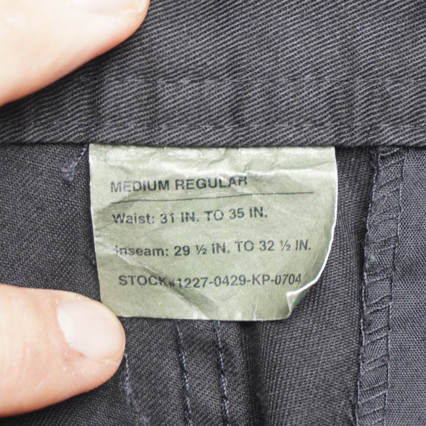ROTHCO BDU Black Cargo Pants Size M