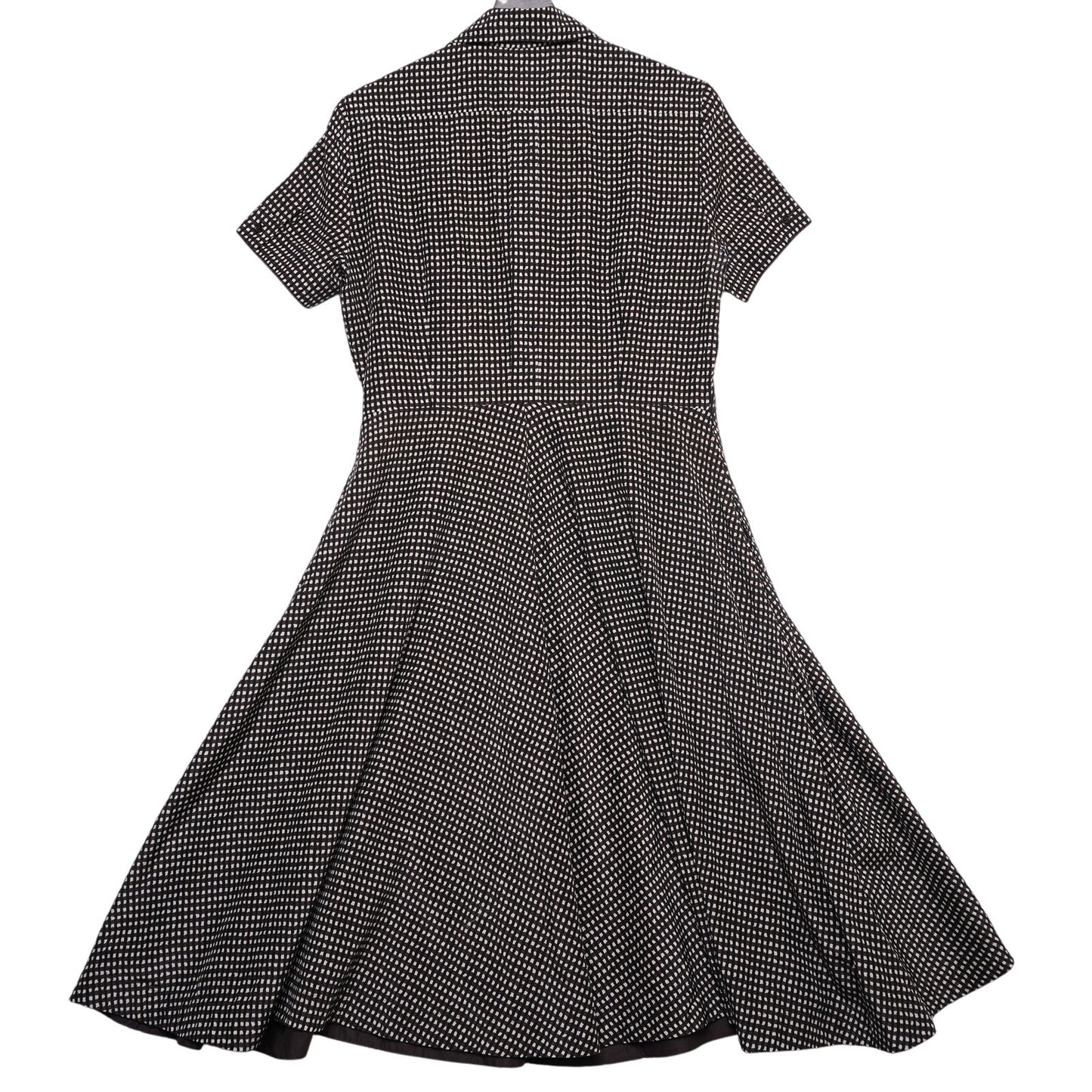 Weekend Max Mara Shirt Dress Women’s Checkered Short Sleeve Midi Pocketsl.,/;