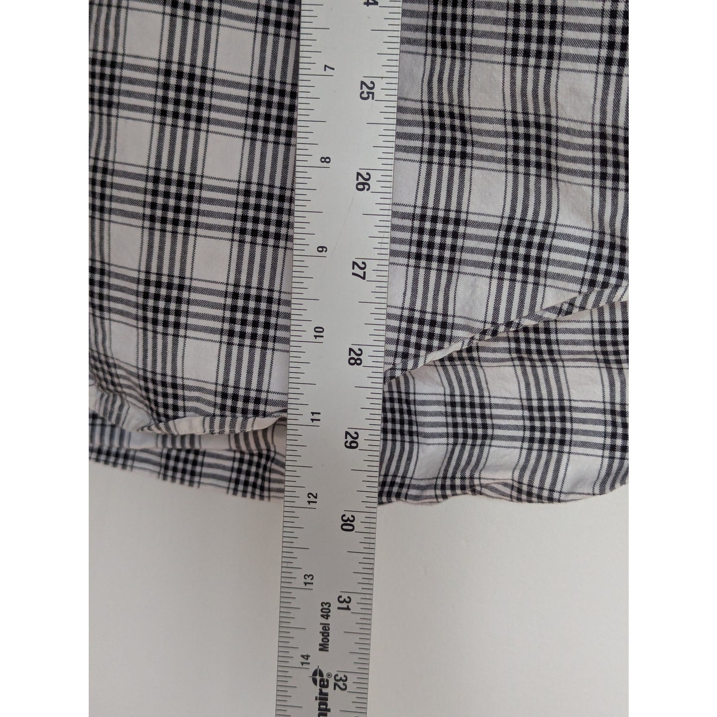 Gap Black and White Checked Shirt Size Medium 100% Cotton