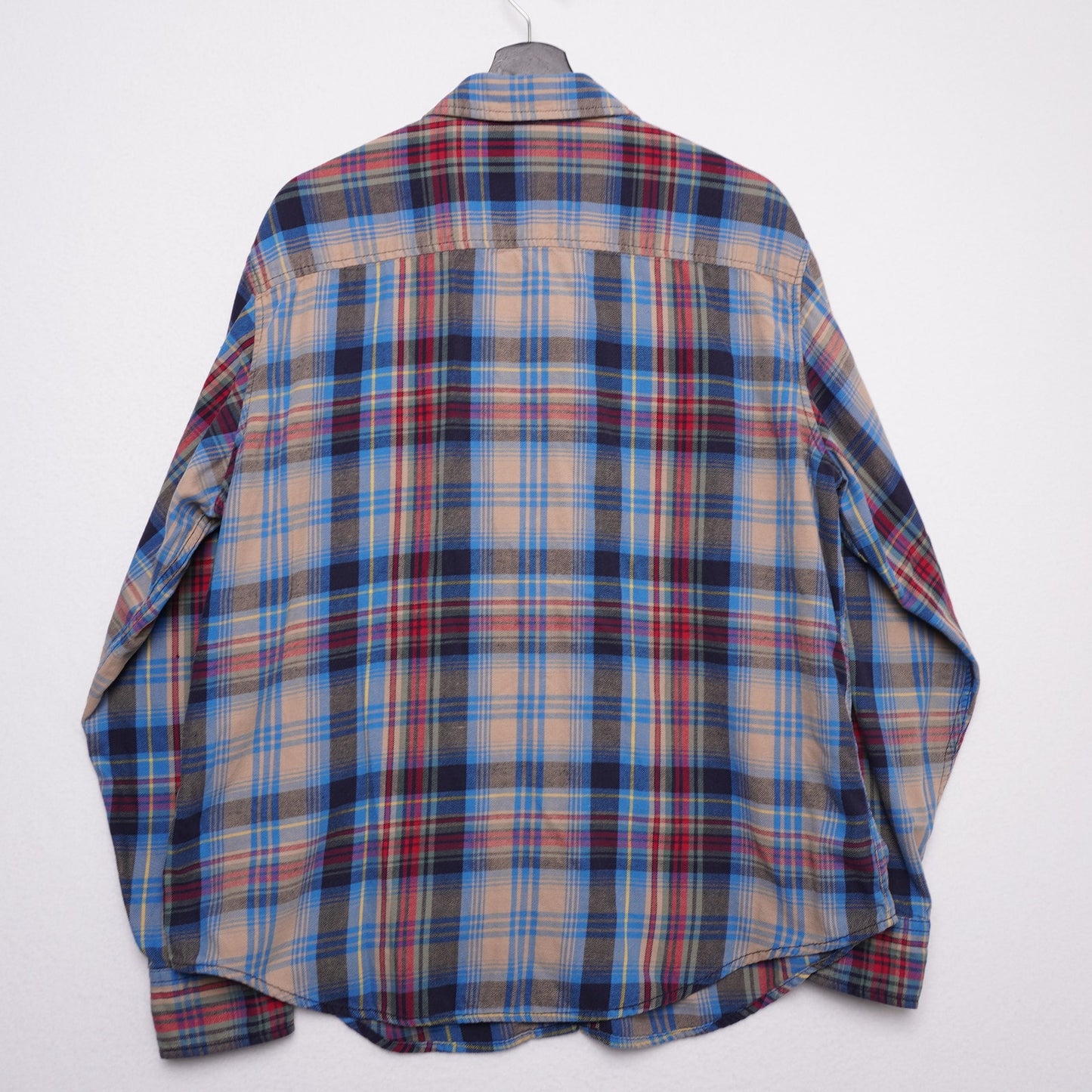 Arizona Jean Co. Men’s Plaid Flannel Button Up Shirt Vintage Grunge