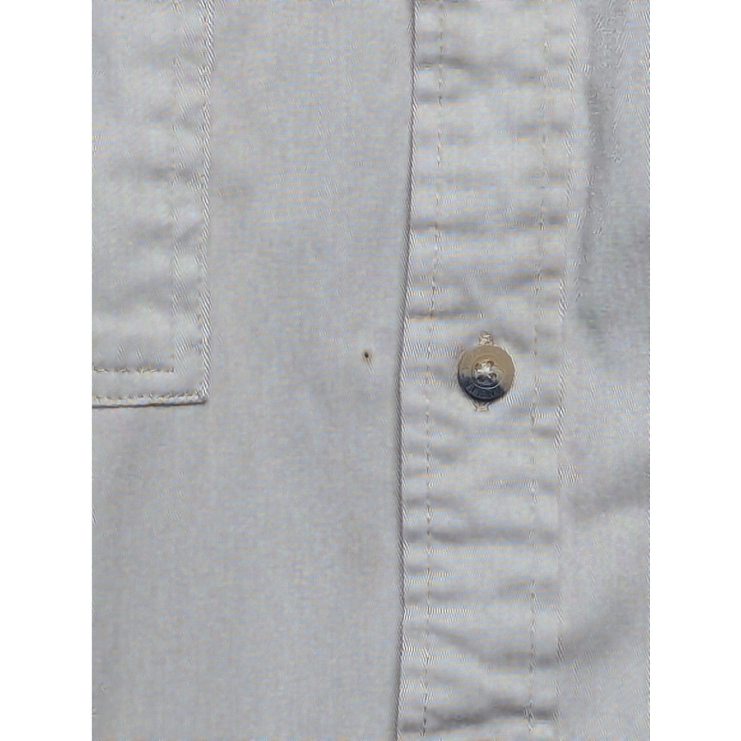 Wrangler Work Shirt Khaki Color Men's Size Large