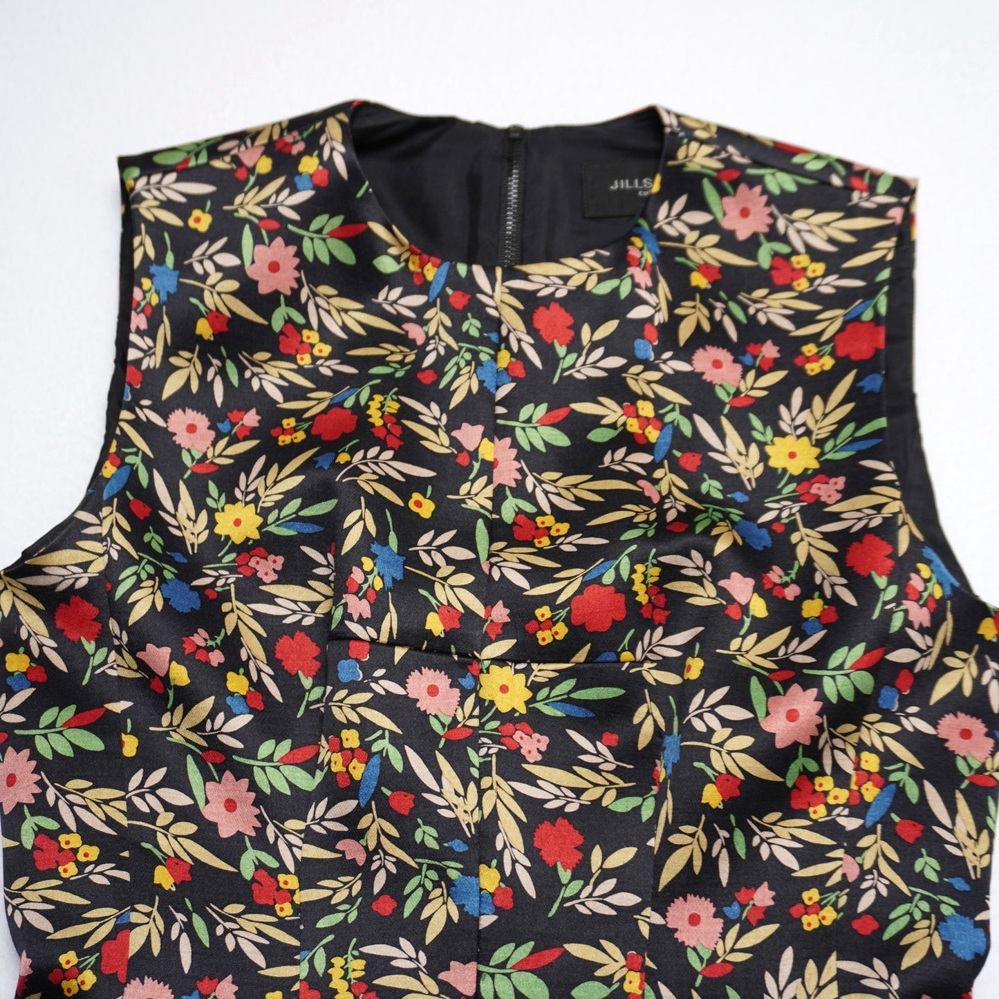 Jill Stuart Collection Fit & Flare Dress Sleeveless Floral Cocktail Party Dress