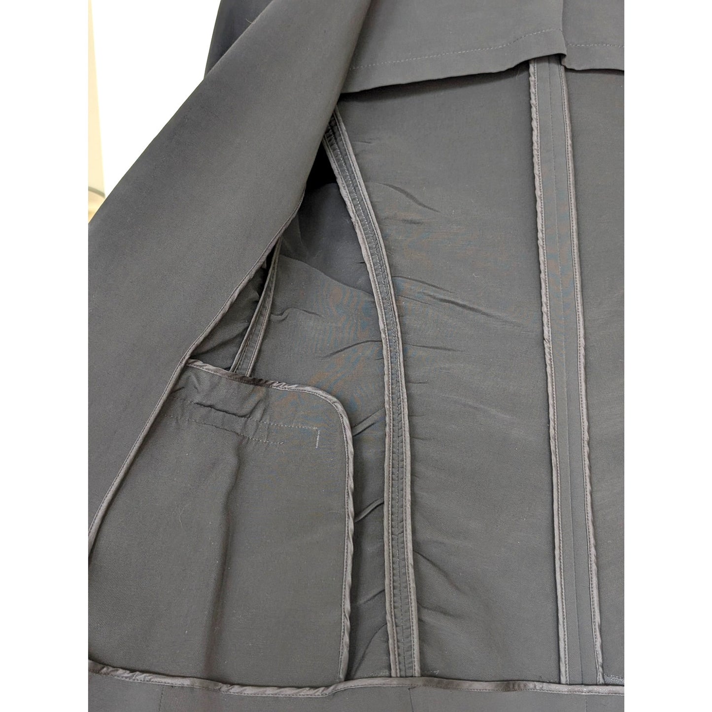 Lanvin Blazer Women’s Size 38 Black Ruched Sides Éte 2013 Blazer Jacket