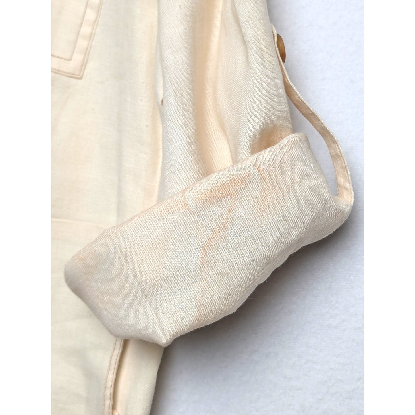 Women's Tahari Cream Shirt Dress 8