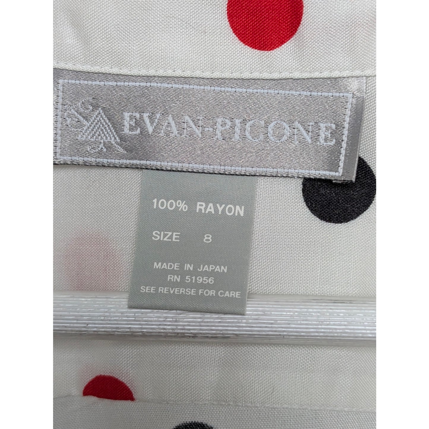 Vintage Evan Picone 3 Piece Polka Dot Skirt Set - 6