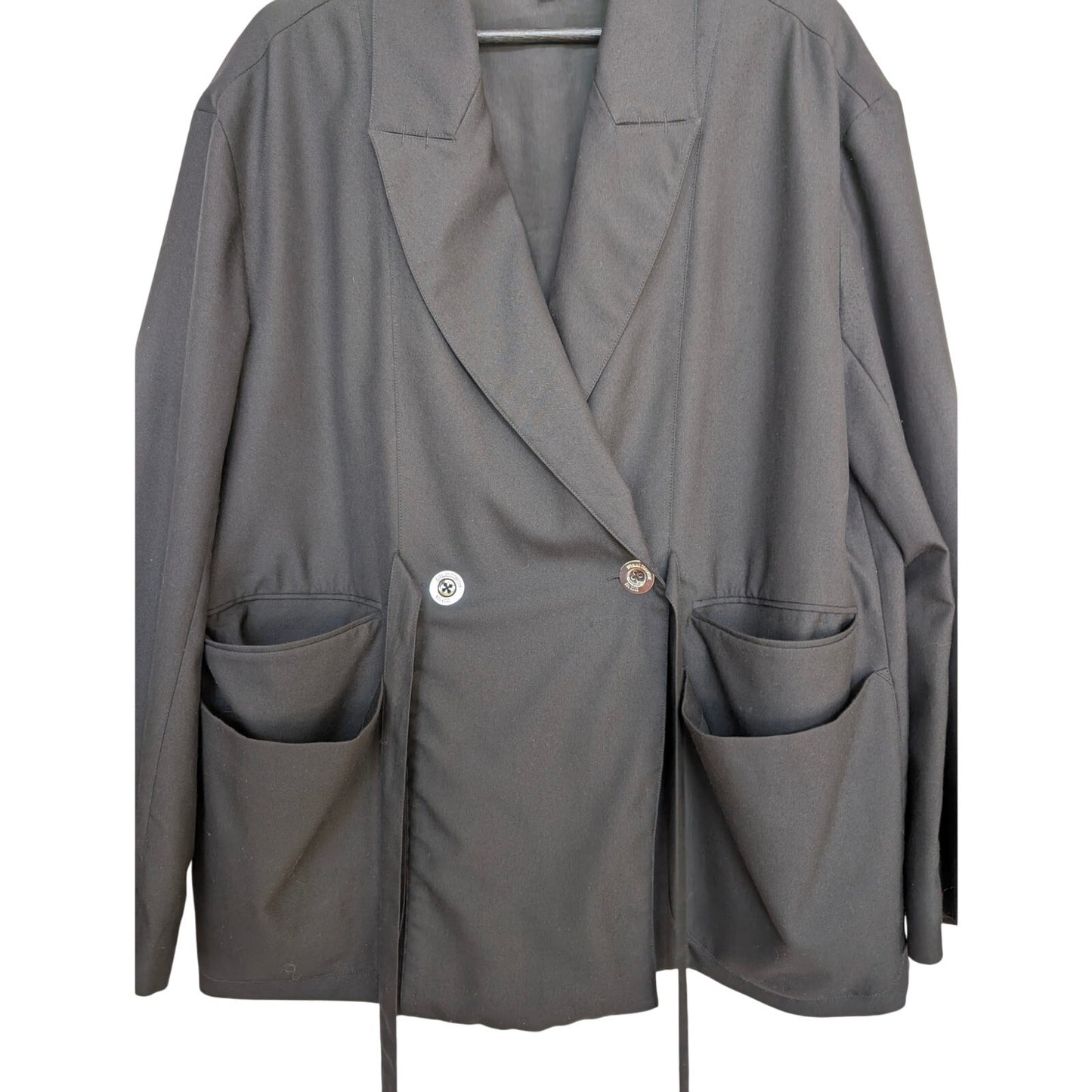 Opening Ceremony Oversized Black Blazer with Sash M