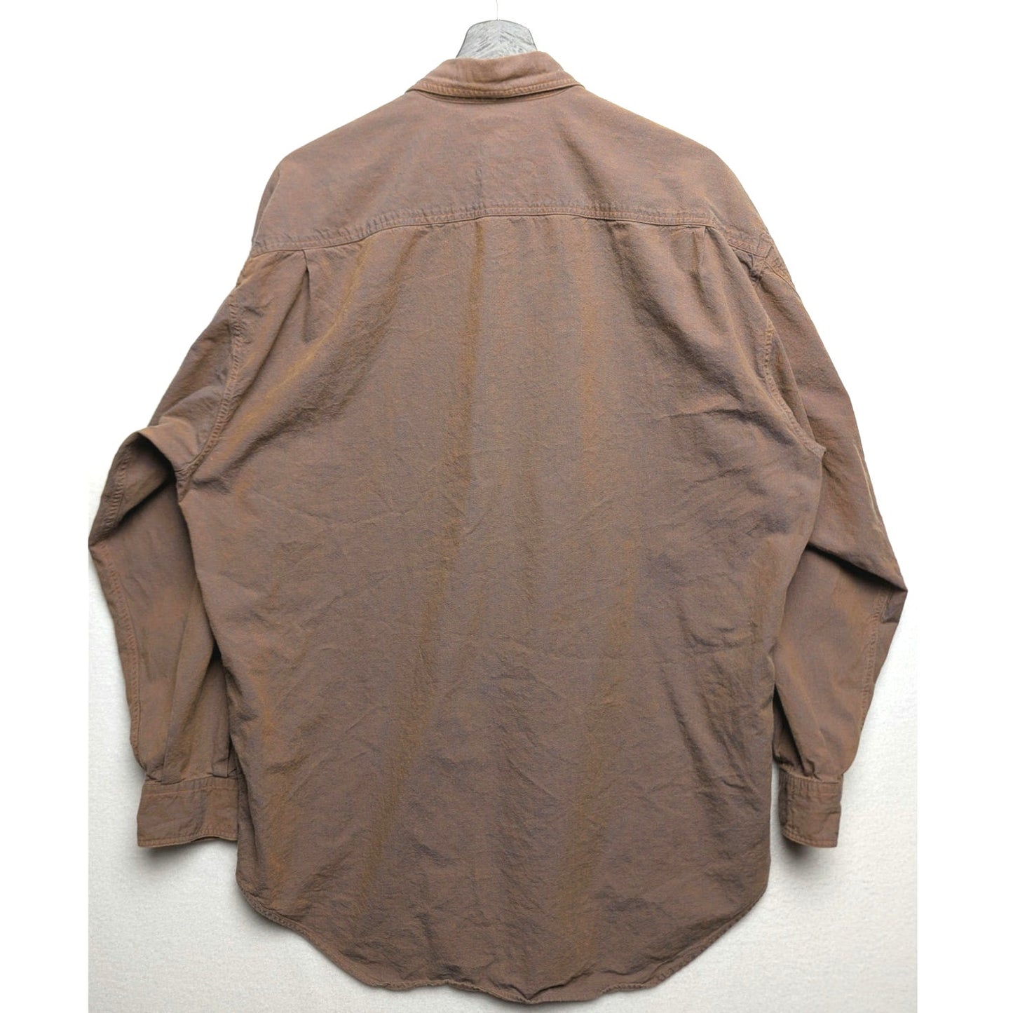 Nordstrom "The Natural Style" Two-Toned Shirt *Brown/Blue* Size 15½ L