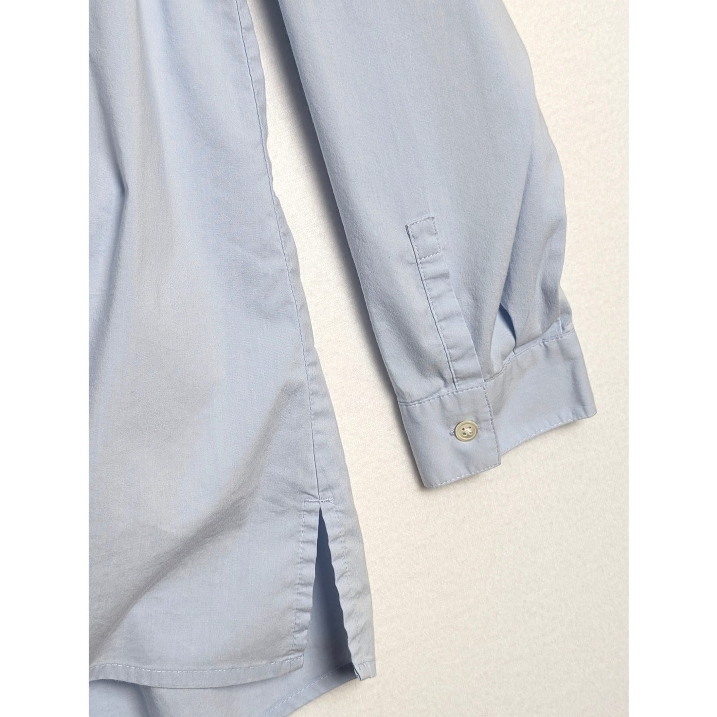 J.Jill Women's Blue Cotton Blend Button Up M