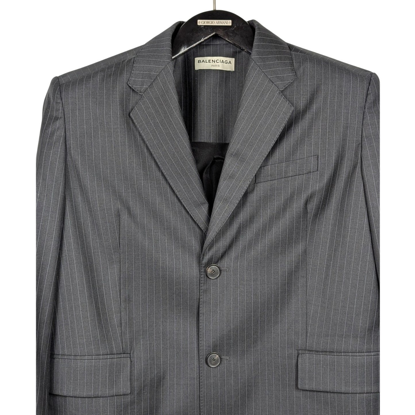 Balenciaga SS17 Women's Power Shoulder Blazer -
FR40