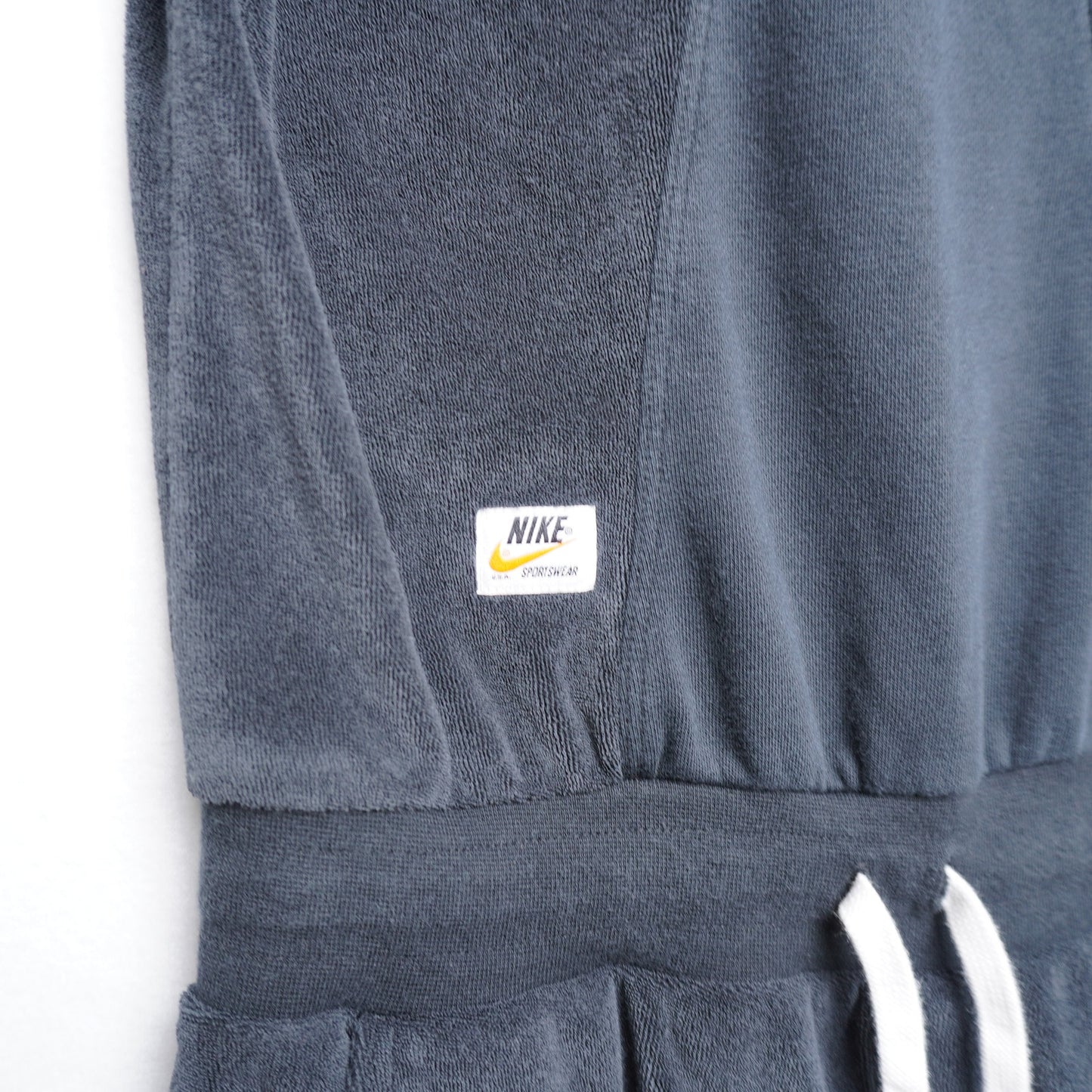 Nike Heritage Terry Cloth Romper Black Girls Size Large