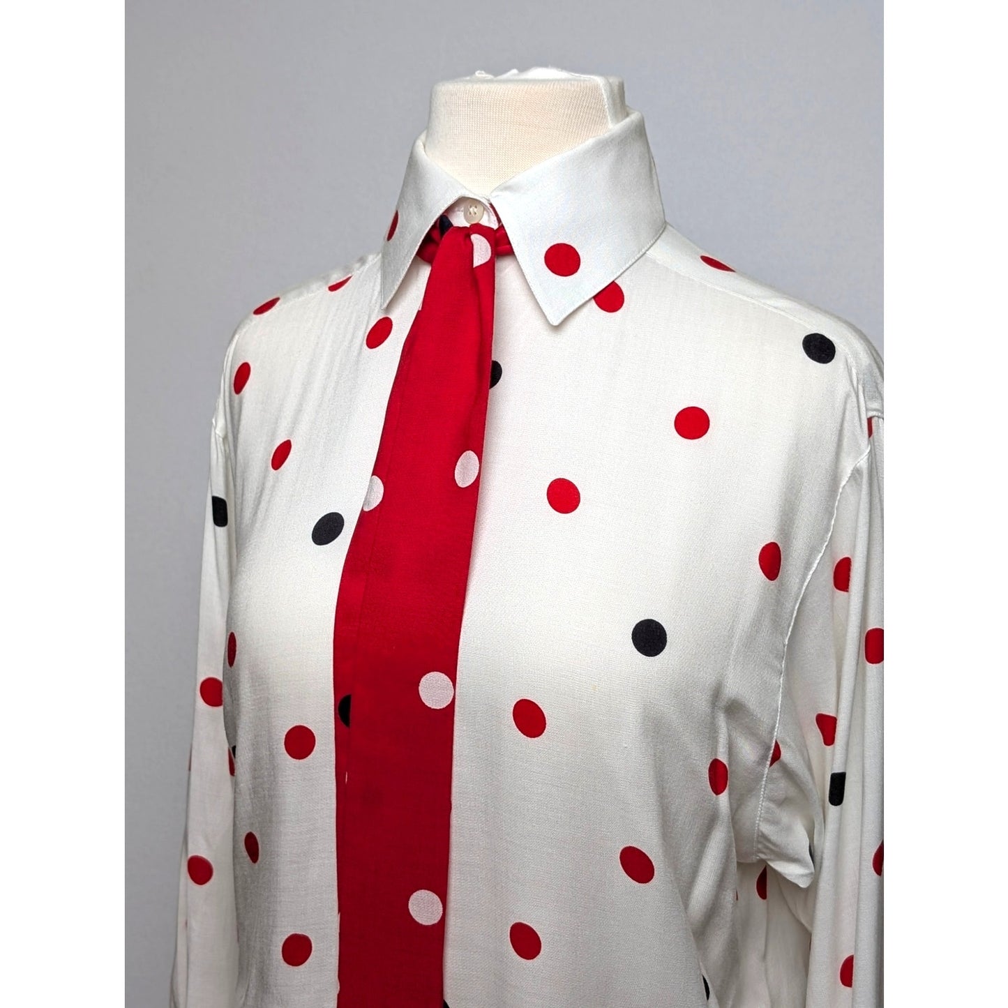 Vintage Evan Picone 3 Piece Polka Dot Skirt Set - 6