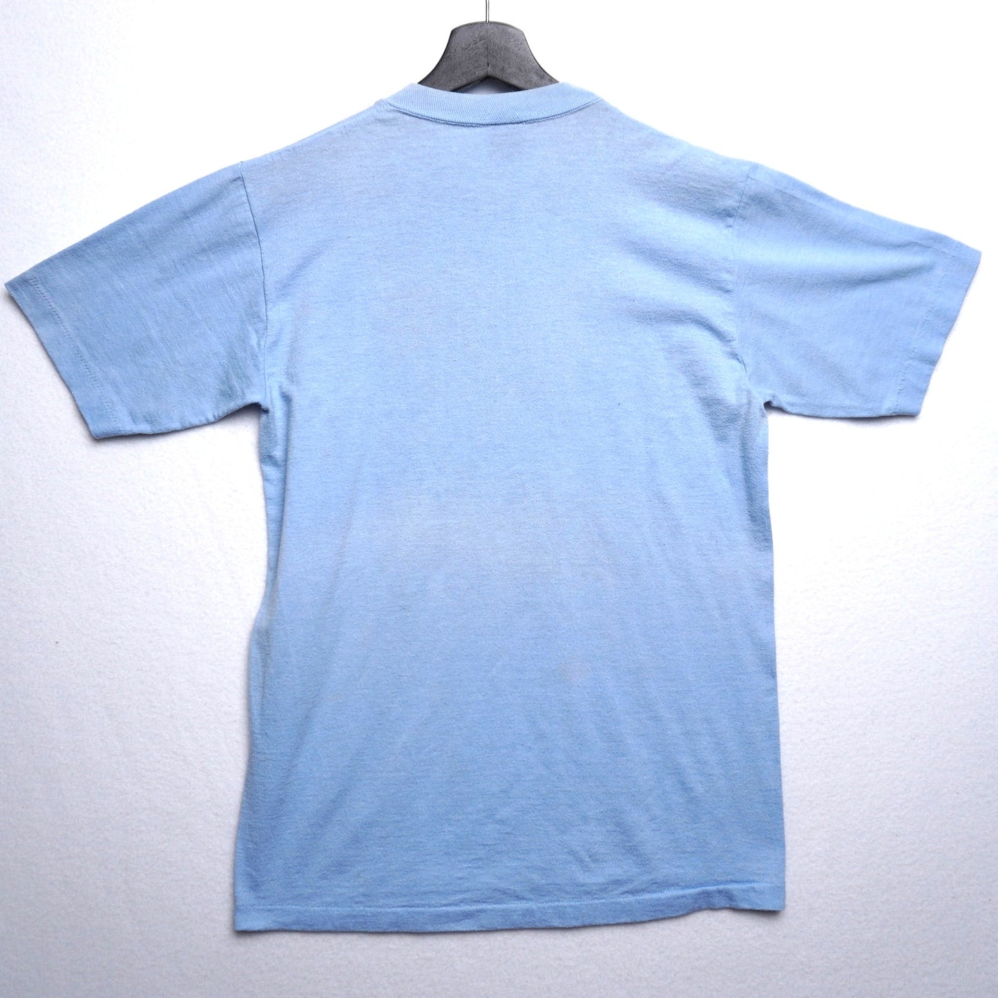 Vintage Jerzees by Russell Severn River Faculty Basketball Team T-shirt Baby Blue Size M