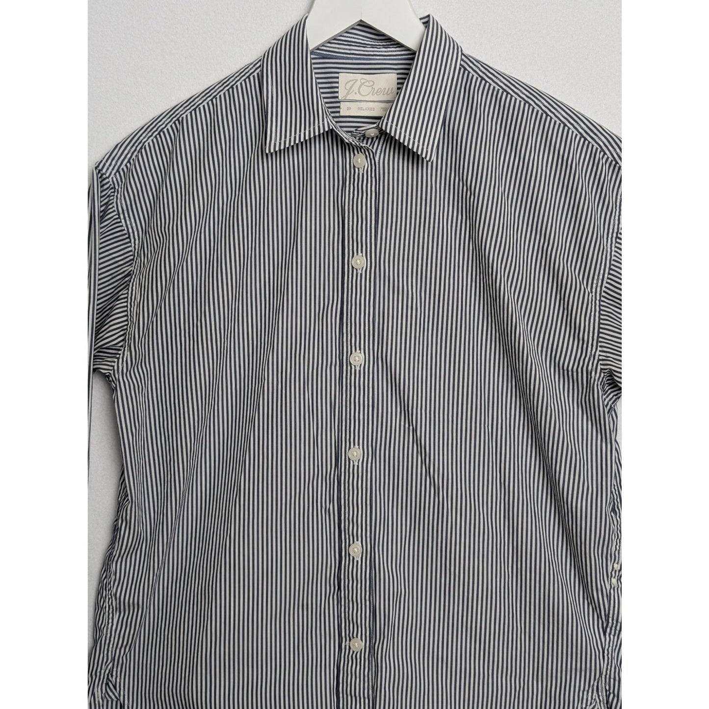 Women's JCrew Stripe Button Up 2P (Petite)