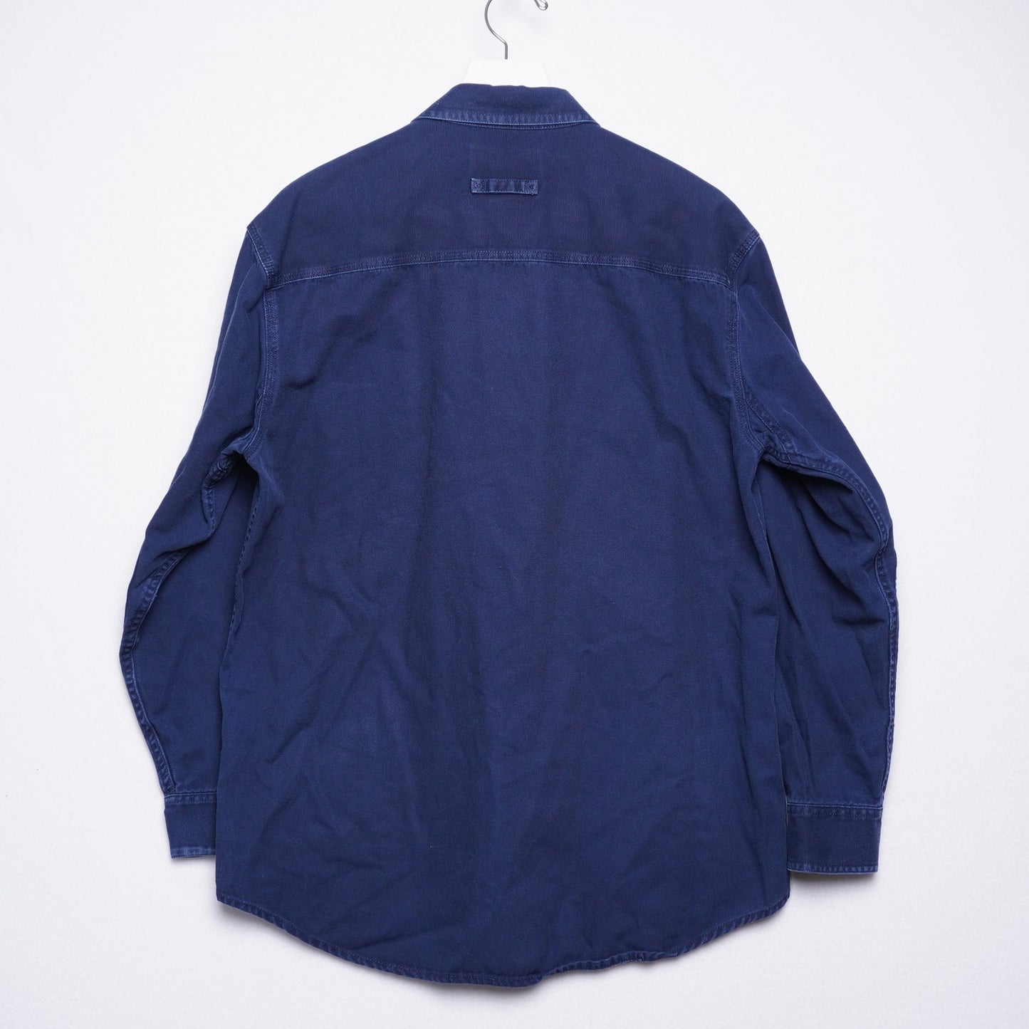 Weatherproof Blue Canvas Work Shirt M