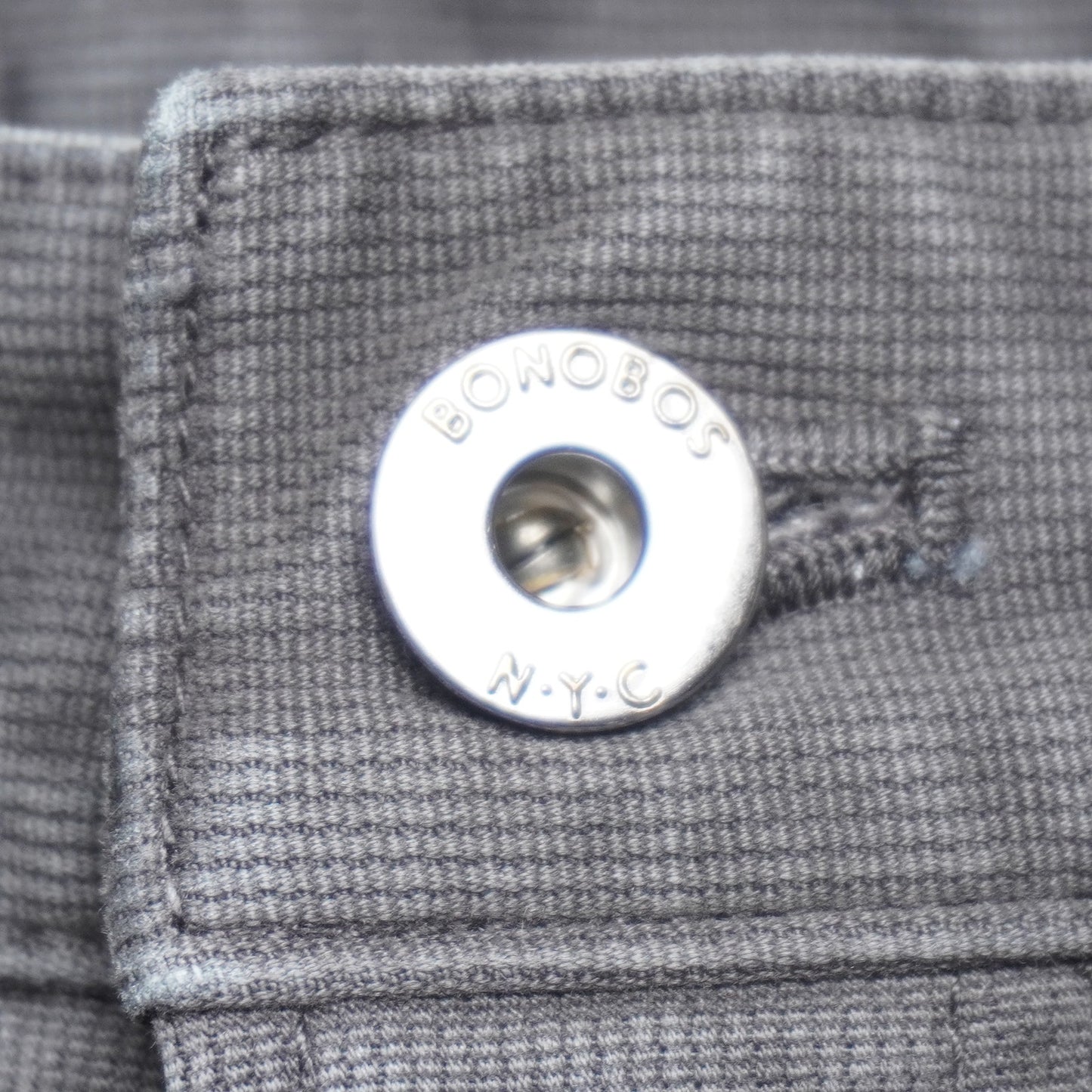 Bonobos Slim Fit Stretch Chinos Gray Men's Pants Size 31x32