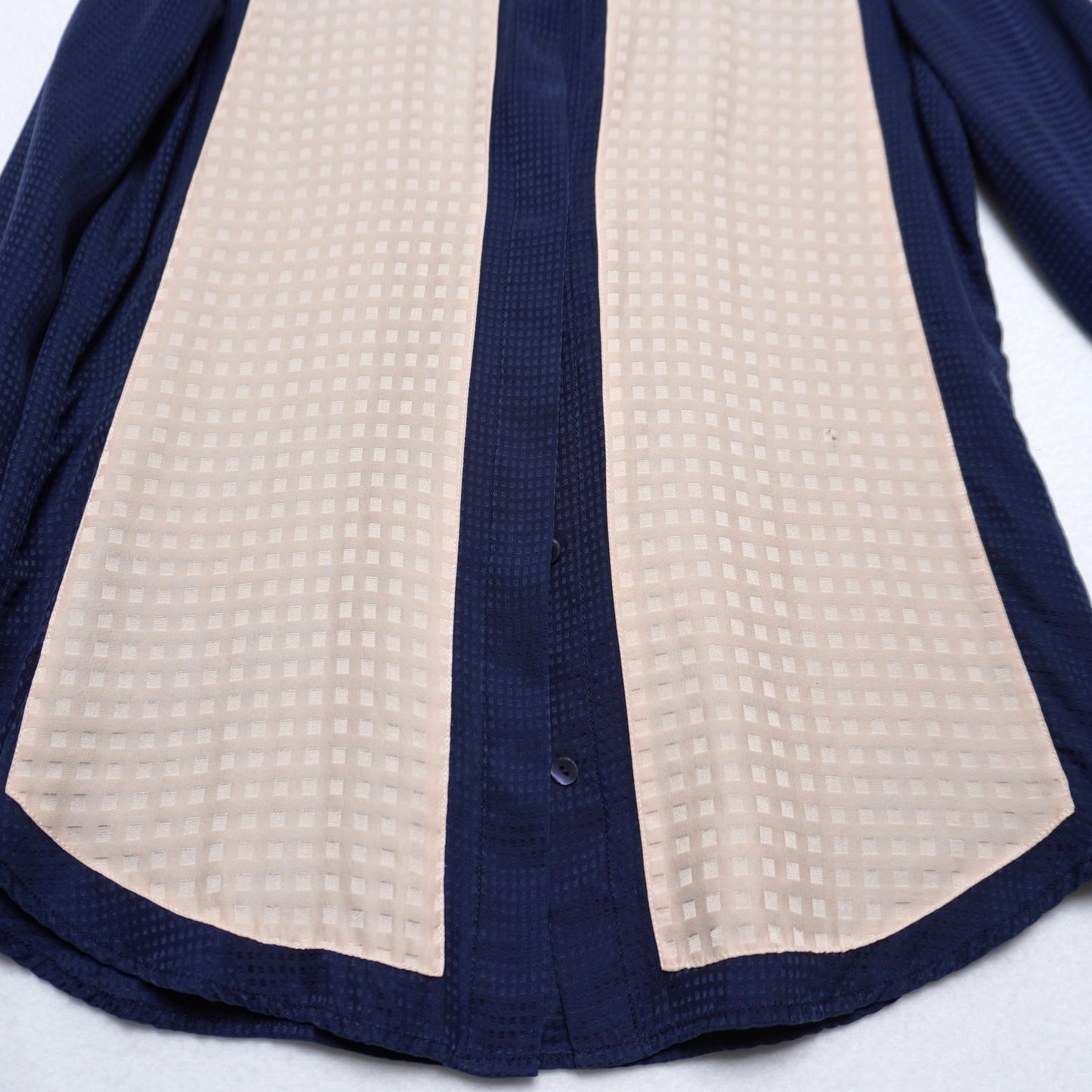 Theory Women's Embossed Checked Blouse