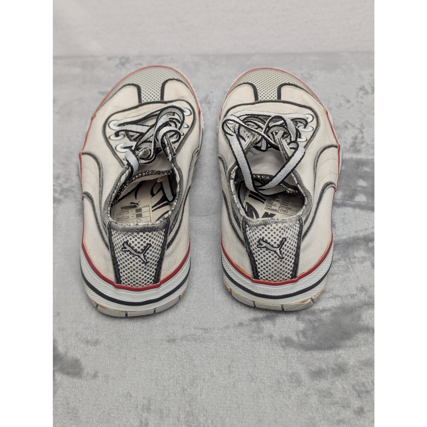 Puma 917 LO Sneaker Cartoon Outline White and Black US6.5