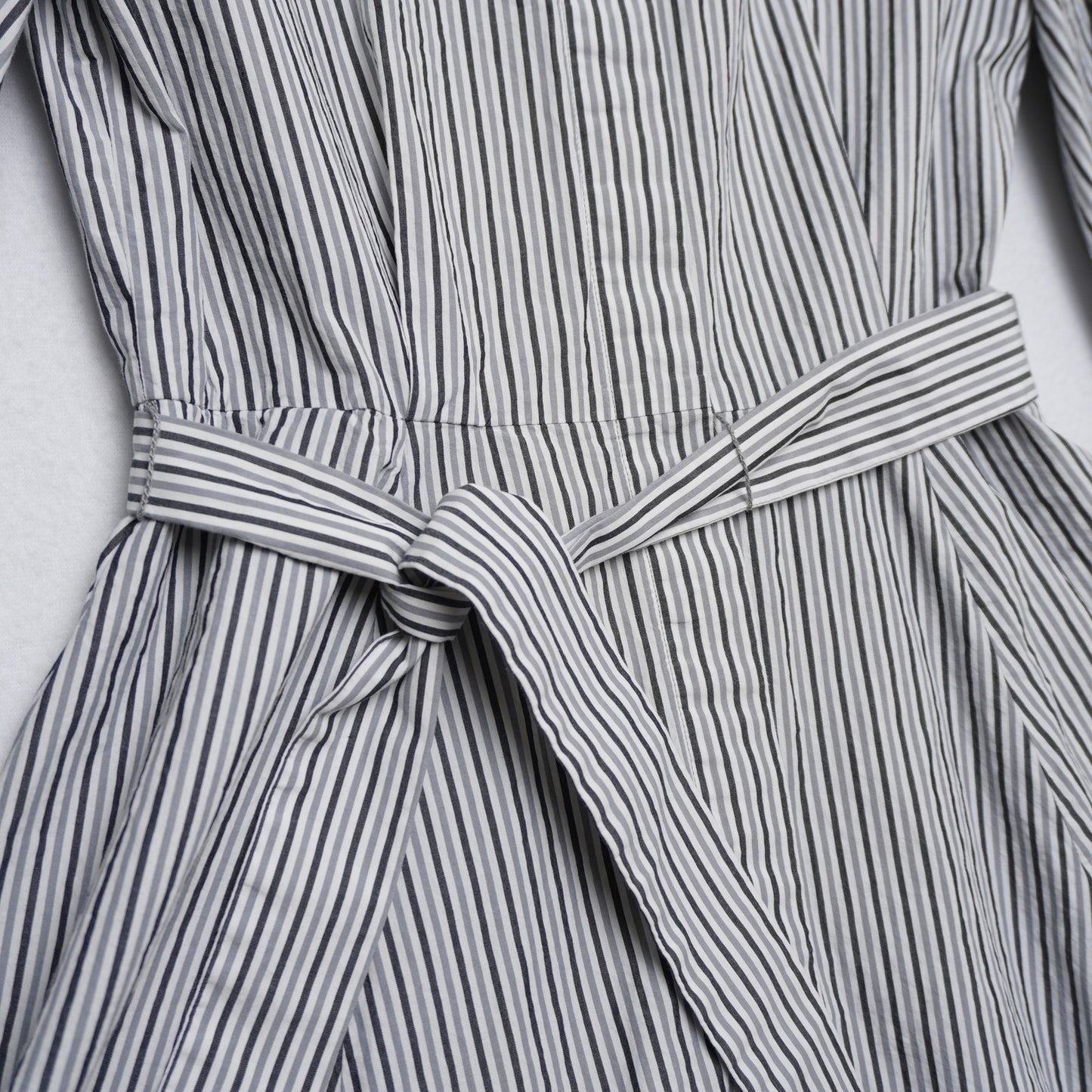 Calvin Klein Striped Shirt Dress Women’s Size 6 | 100% Cotton Belted Fit & Flare