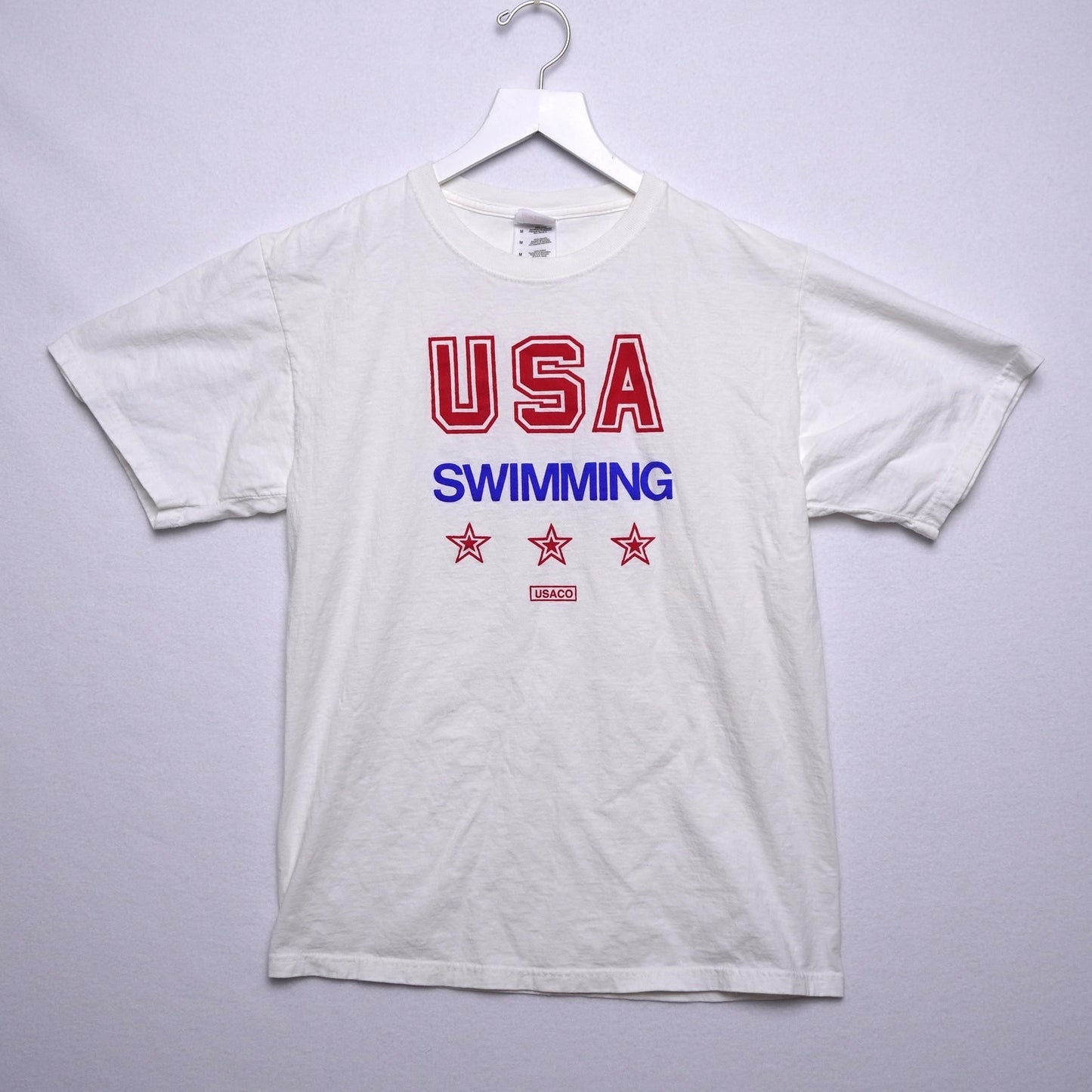 USA Swimming White T-shirt Size M