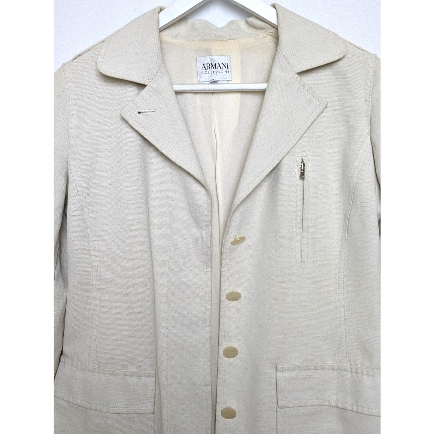 Vintage Armani Collezioni Cream Jacket IT40