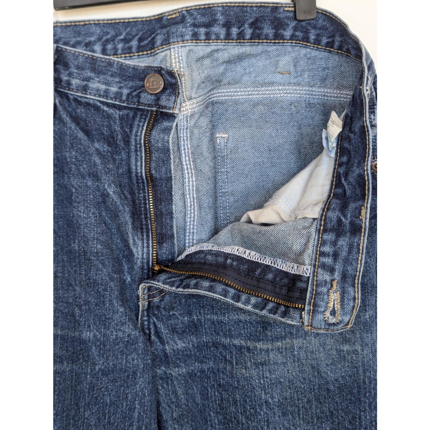 Dickies Carpenter Jeans Dark Wash 34x32 100% Cotton