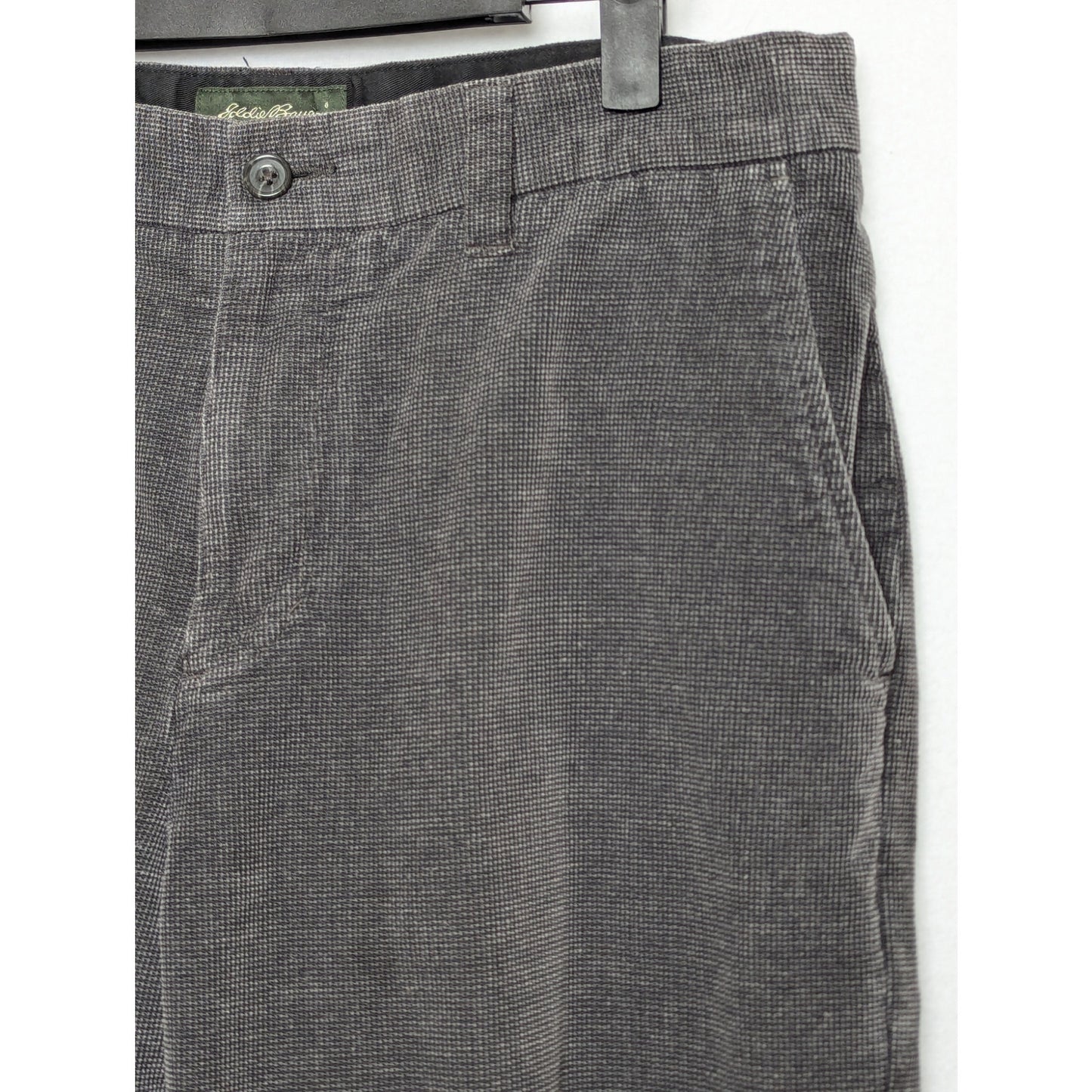 Vintage Eddie Bauer Gray Textured Classic Fit Pants Size 33