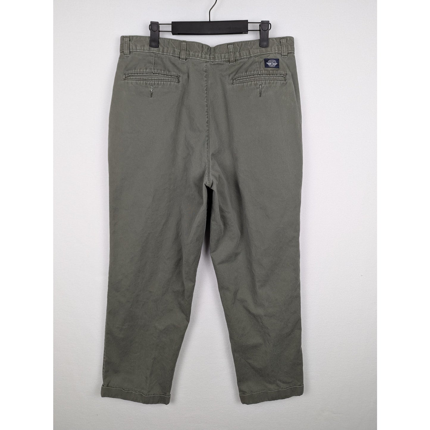 Vintage Dockers Green Pleated Khakis Size 36