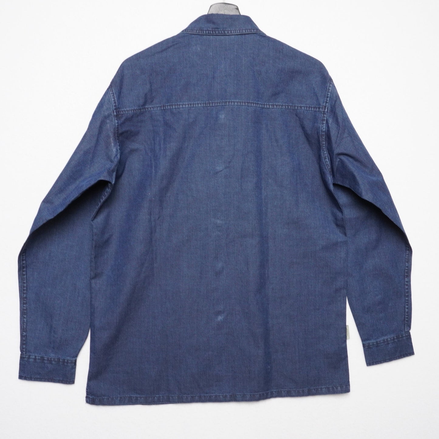 Grown General Denim Snap Button Western Shirt Men’s Large Workwear Cowboy Blue
