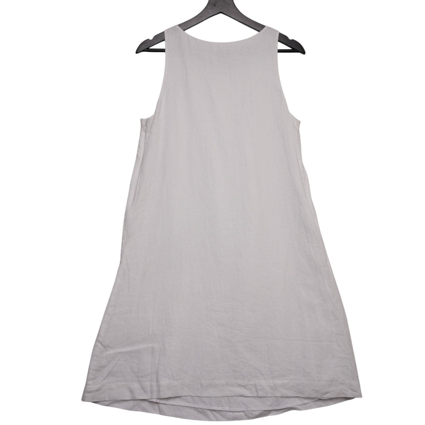 Vineyard Vines 100% Linen White Pintuck Dress Size 6 Classic Summer Style