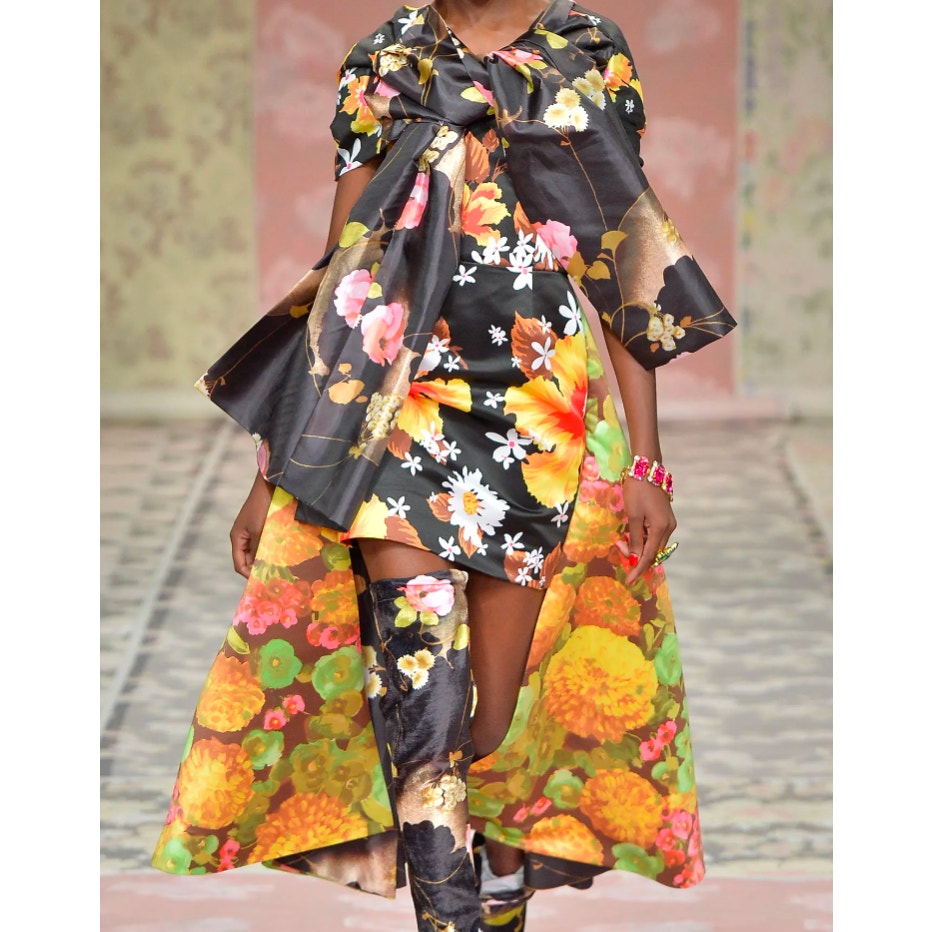 Richard Quinn AW18 Dress UK8/US4