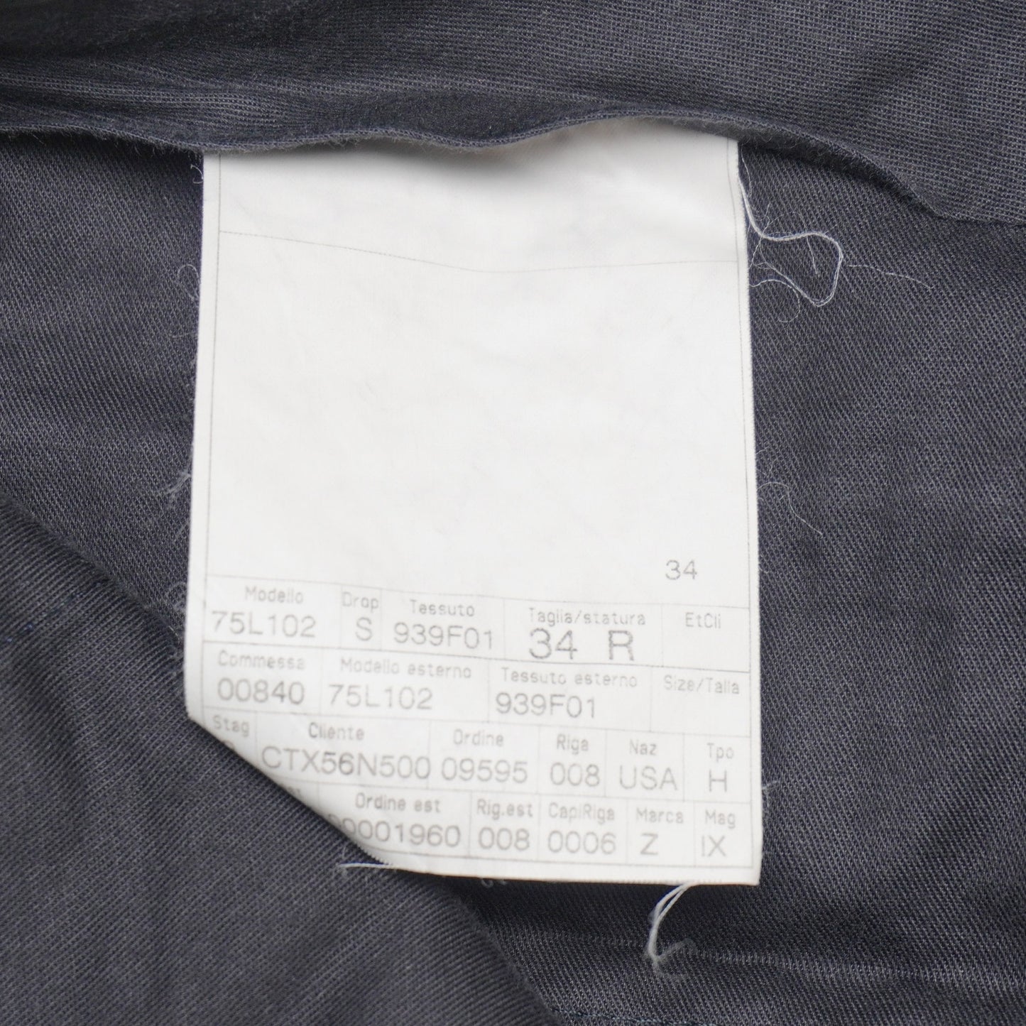 Ermenegildo Zegna Wool Dress Pants Luxury Menswear Italian Tailoring Modern 34R