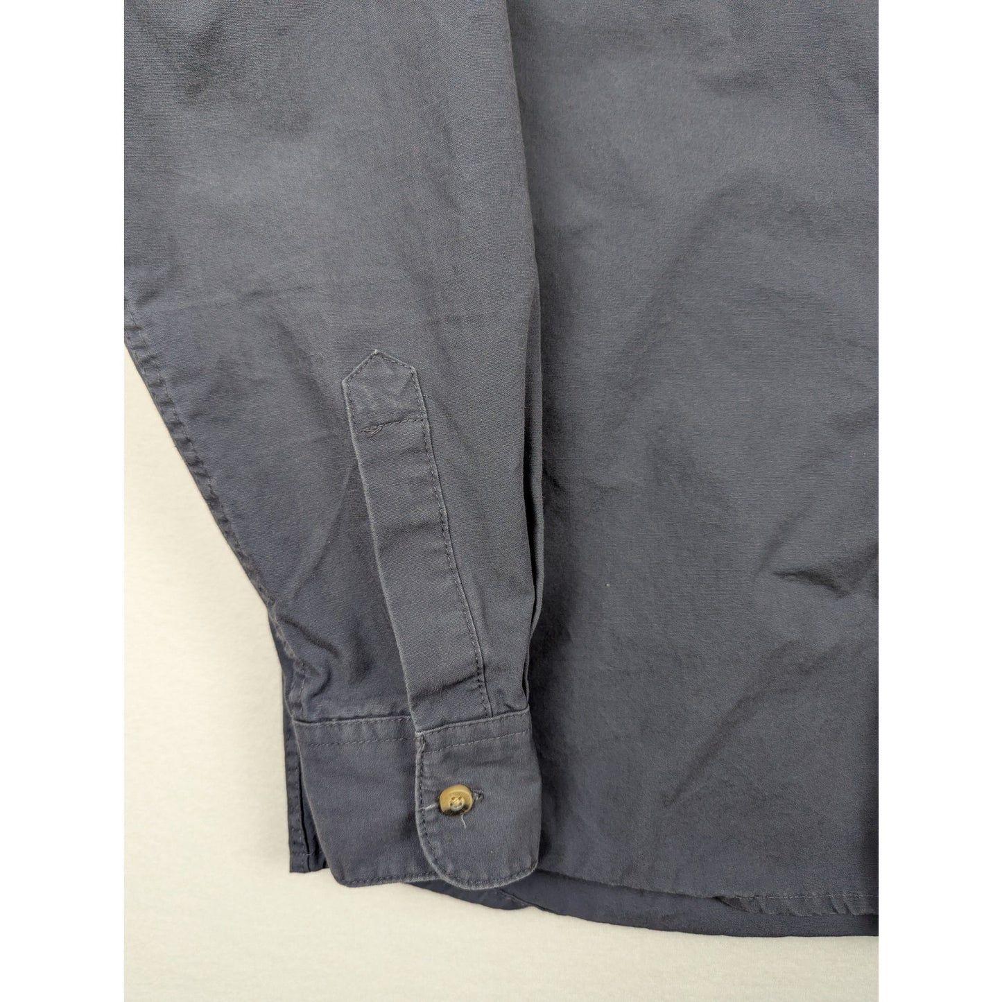 Wrangler Authentics Blue Work Shirt Size Medium