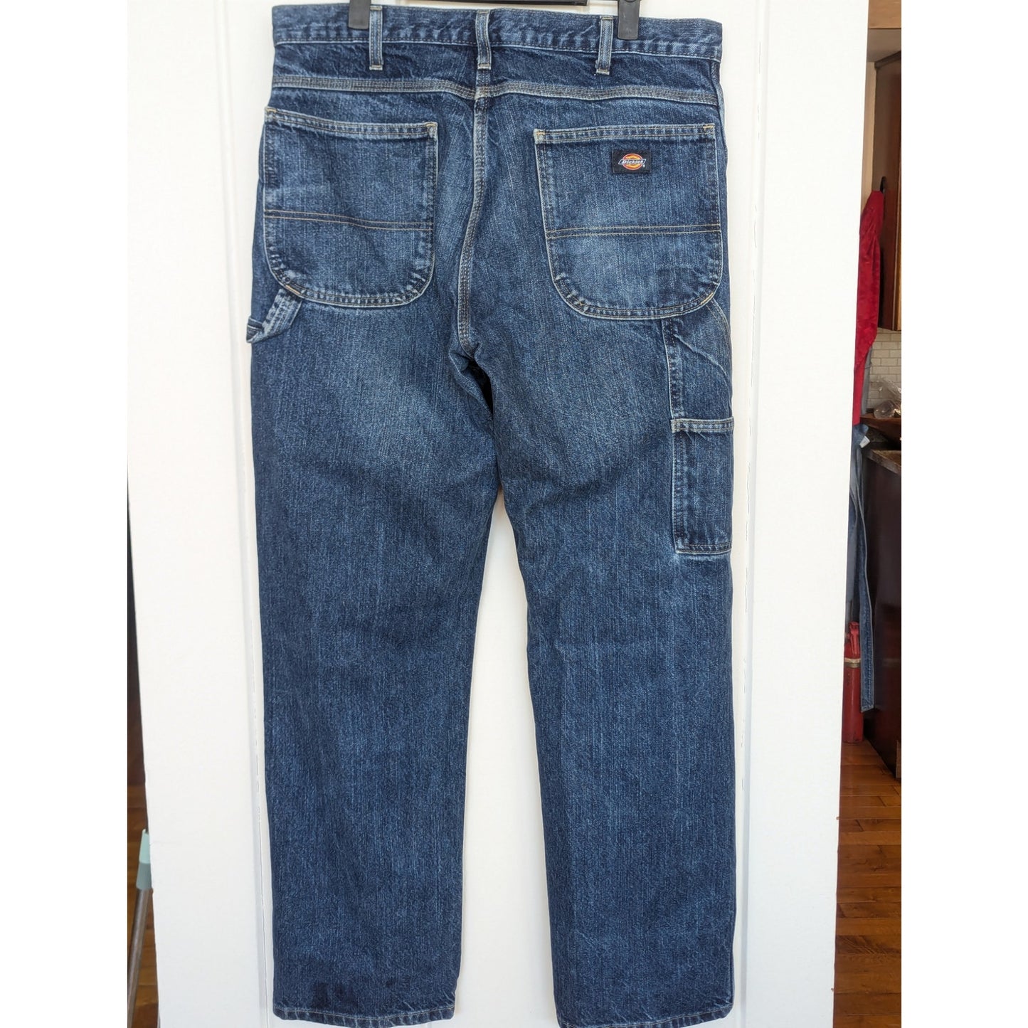Dickies Carpenter Jeans Dark Wash 34x32 100% Cotton