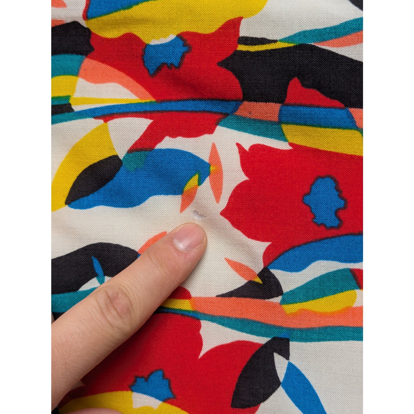 Vintage Liberty London Abstract Floral Print Scarf