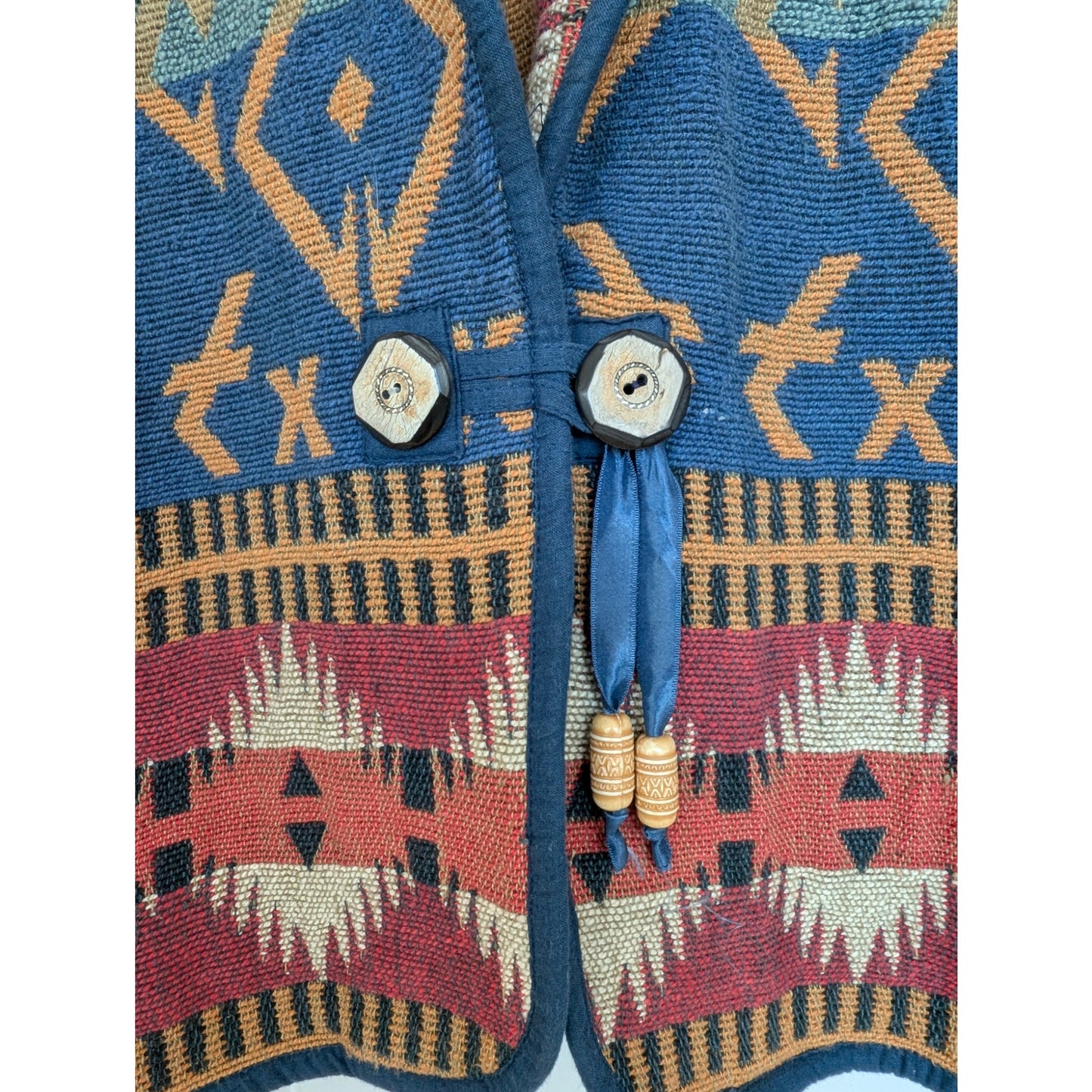 Vintage Flashback Tapestry Style Jacket - M