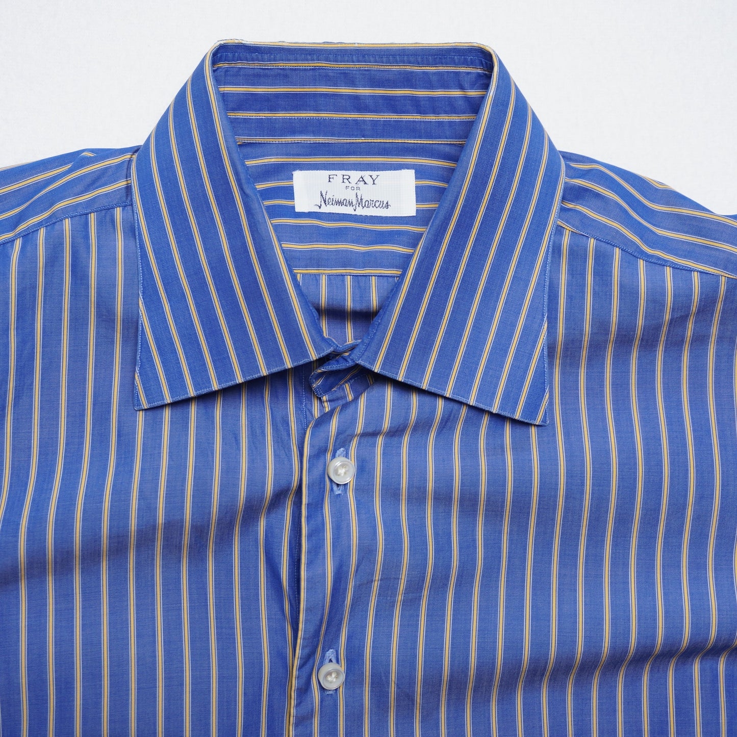 Fray for Neiman Marcus Striped Dress Shirt 15 1/2